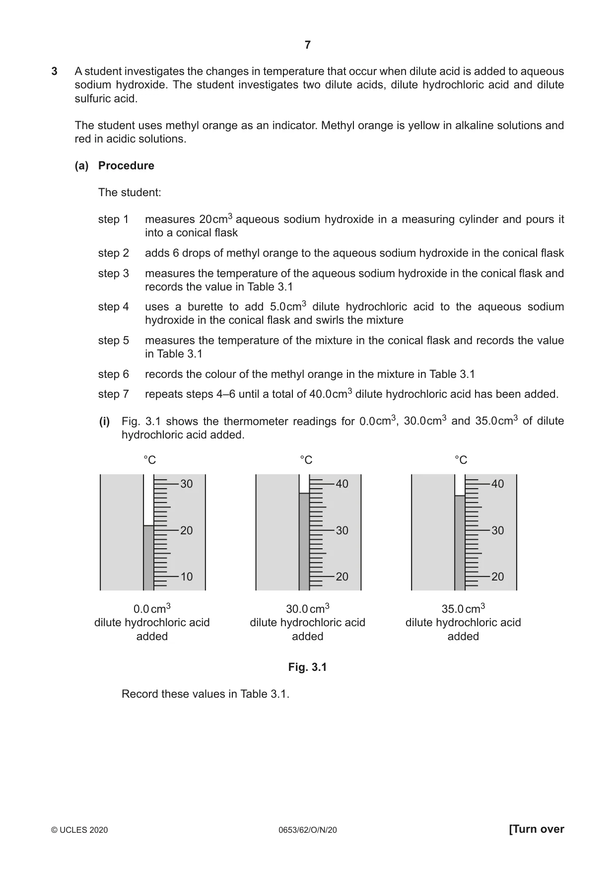 Cambridge IGCSE Science - Combined 0653 2020 Oct/Nov Paper 6 · Variant 2 question paper, page 7 of 16