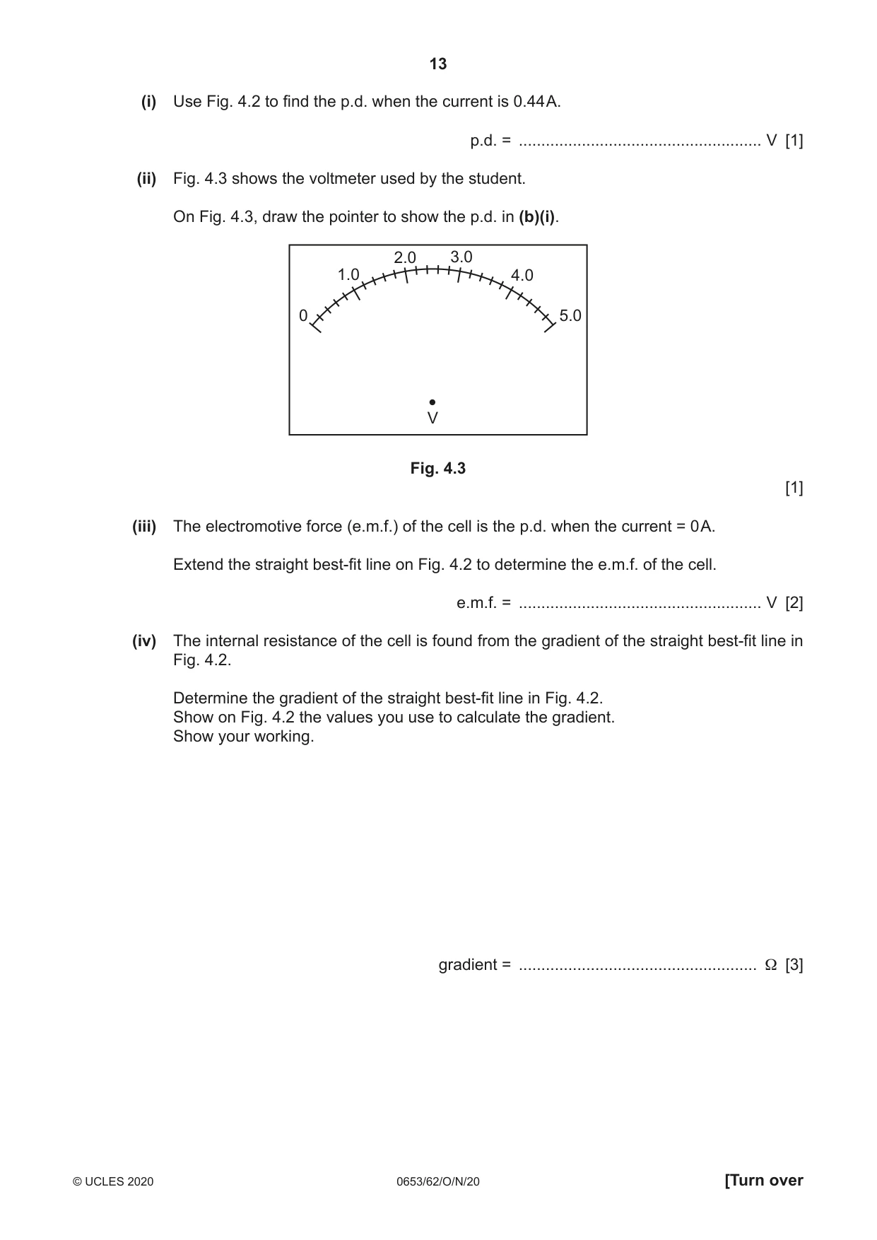 Cambridge IGCSE Science - Combined 0653 2020 Oct/Nov Paper 6 · Variant 2 question paper, page 13 of 16