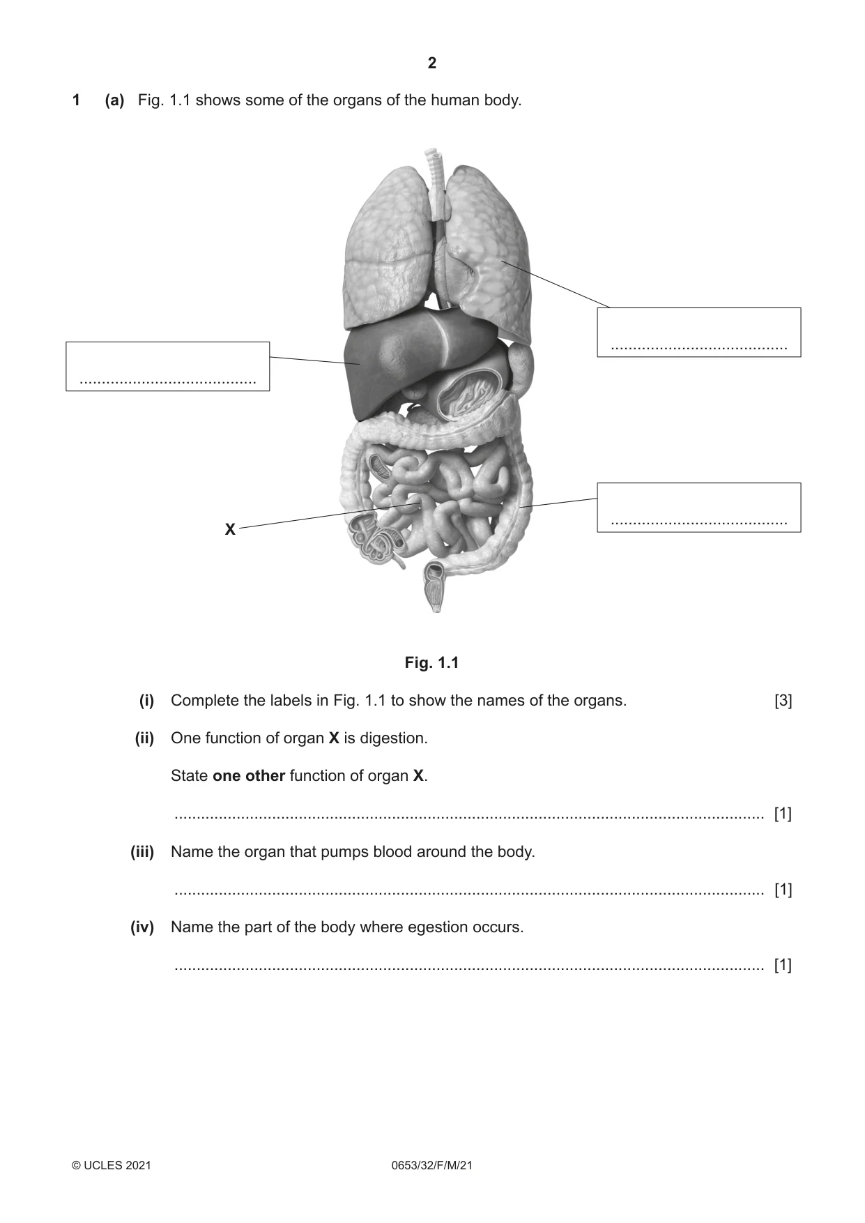 Cambridge IGCSE Science - Combined 0653 2021 Feb/March Paper 3 · Variant 2 question paper, page 2 of 24