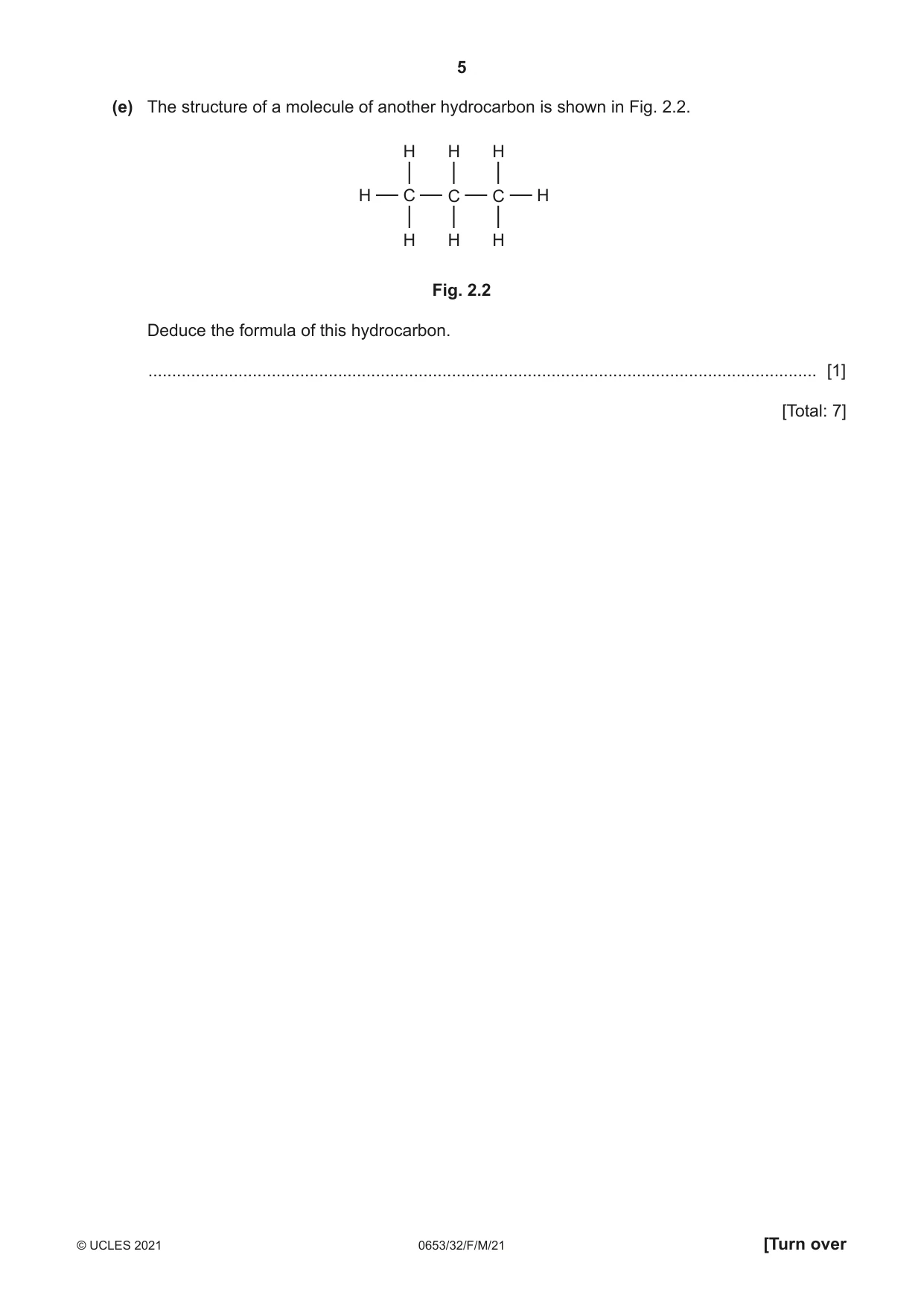 Cambridge IGCSE Science - Combined 0653 2021 Feb/March Paper 3 · Variant 2 question paper, page 5 of 24