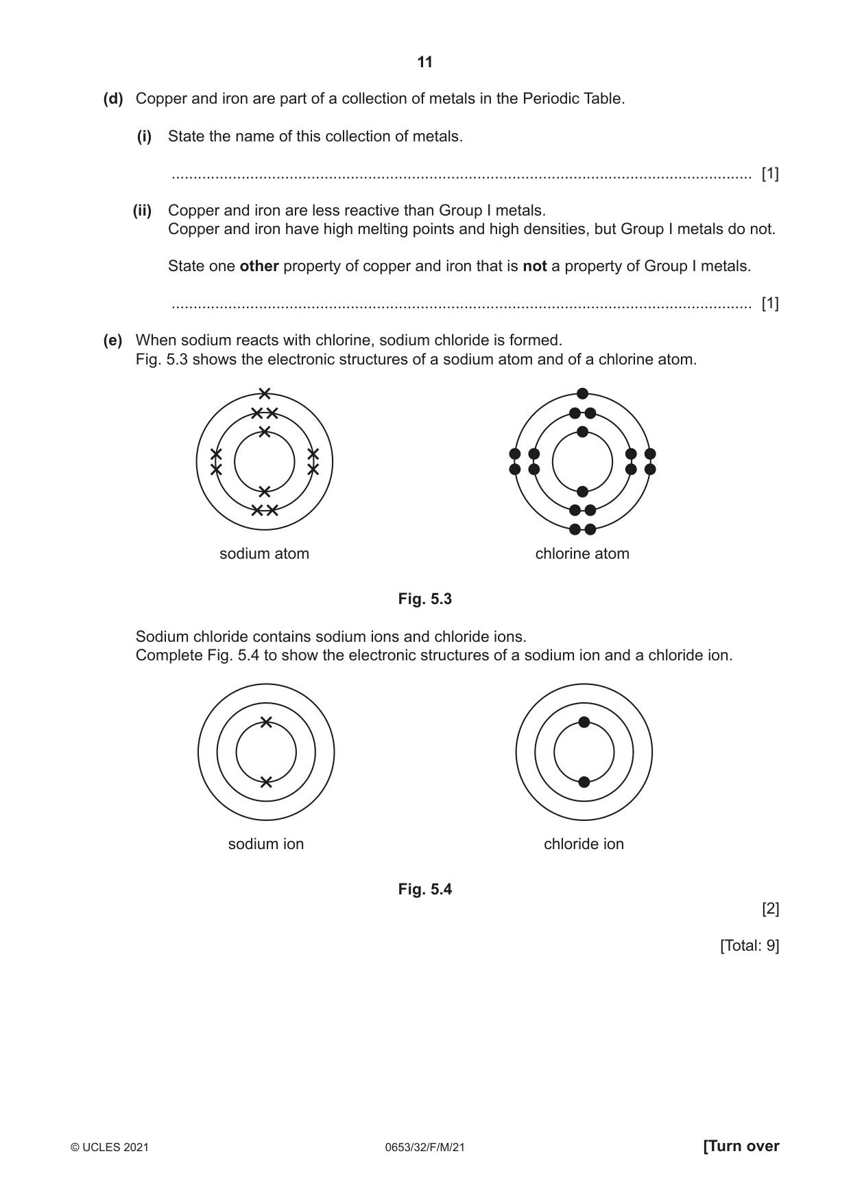 Cambridge IGCSE Science - Combined 0653 2021 Feb/March Paper 3 · Variant 2 question paper, page 11 of 24