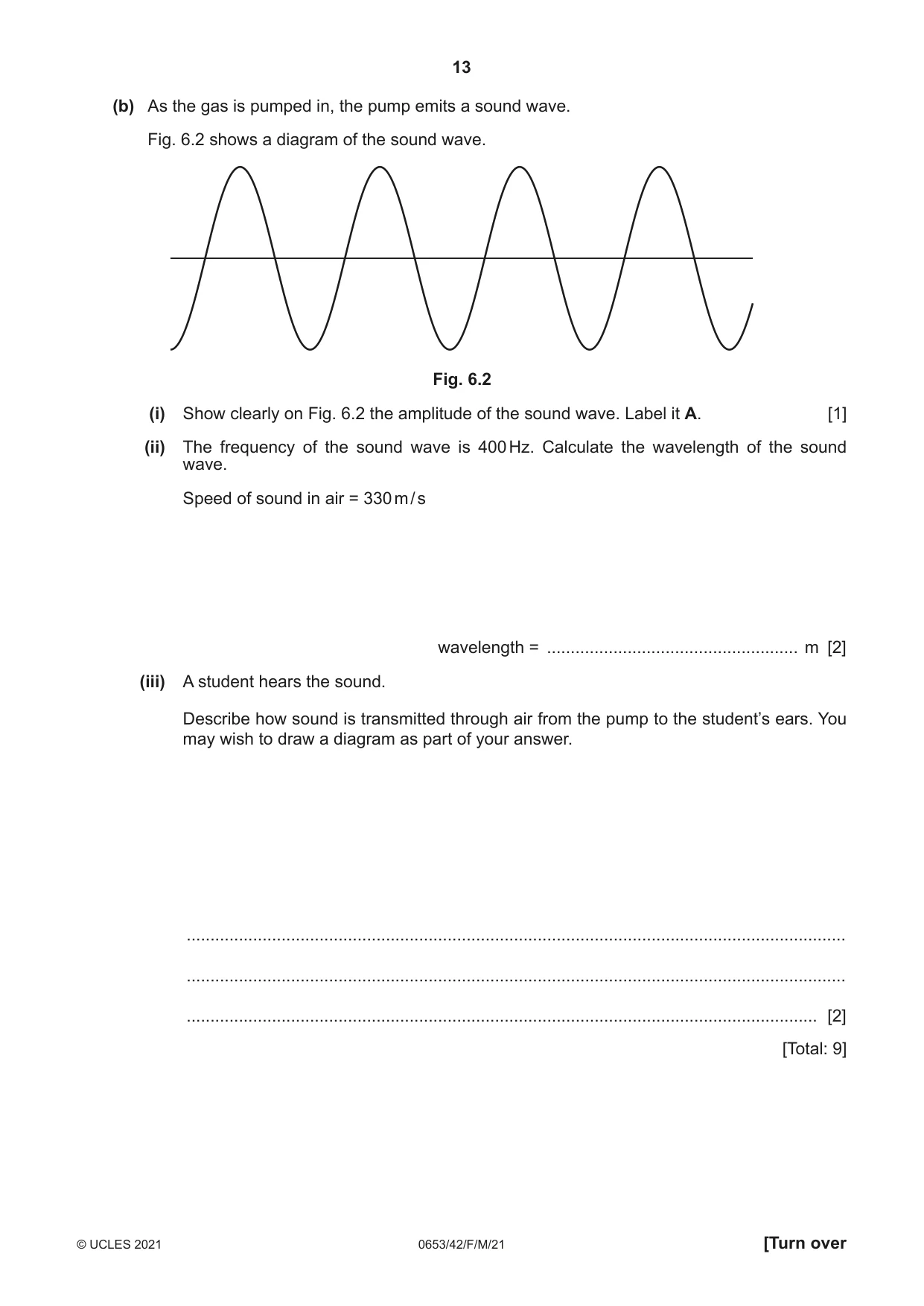 Cambridge IGCSE Science - Combined 0653 2021 Feb/March Paper 4 · Variant 2 question paper, page 13 of 24