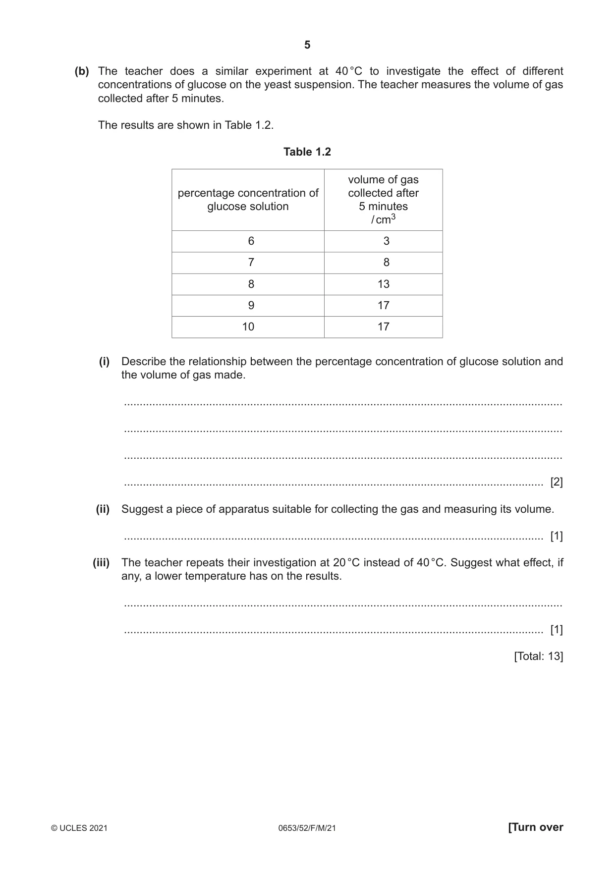 Cambridge IGCSE Science - Combined 0653 2021 Feb/March Paper 5 · Variant 2 question paper, page 5 of 16