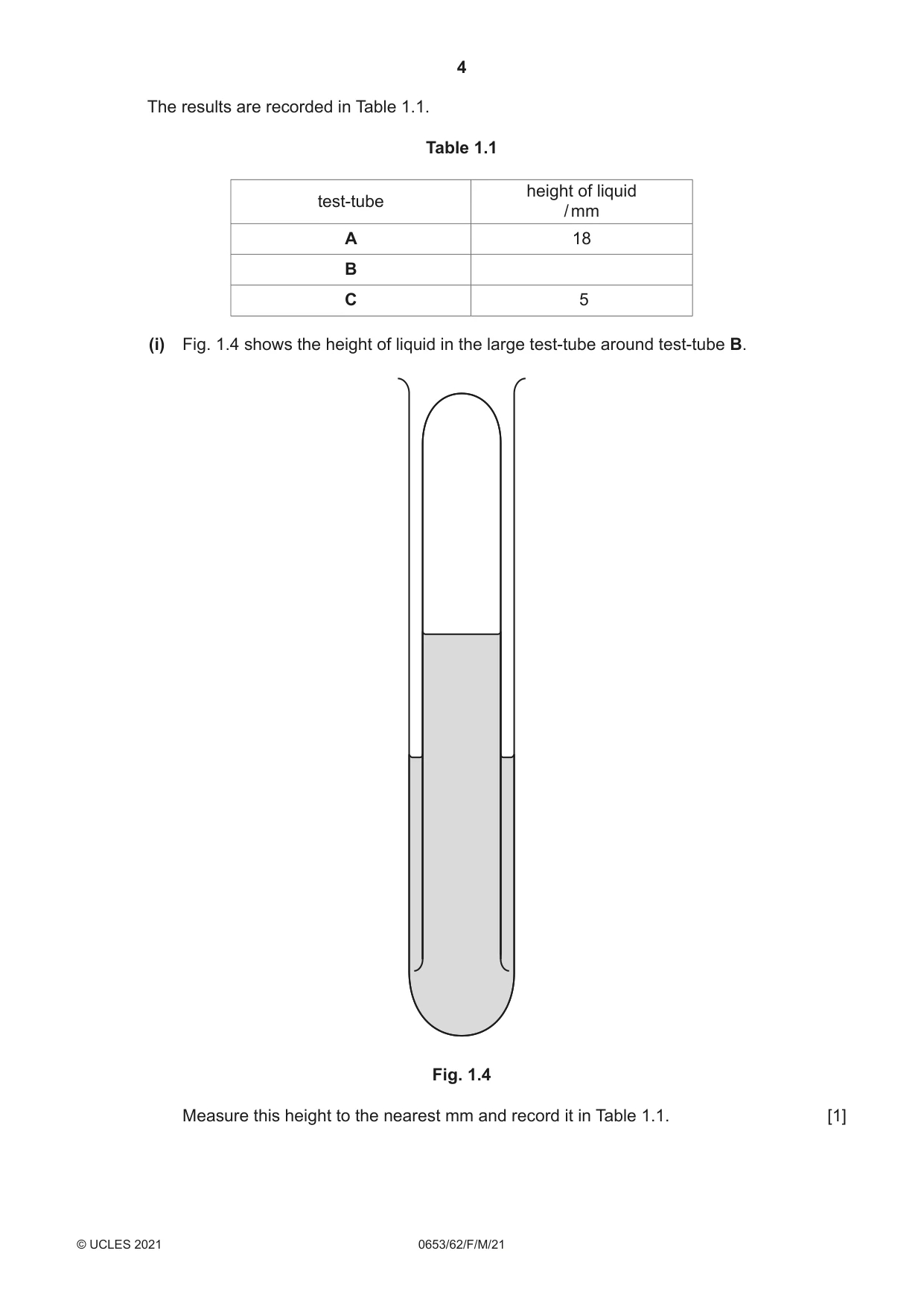 Cambridge IGCSE Science - Combined 0653 2021 Feb/March Paper 6 · Variant 2 question paper, page 4 of 16