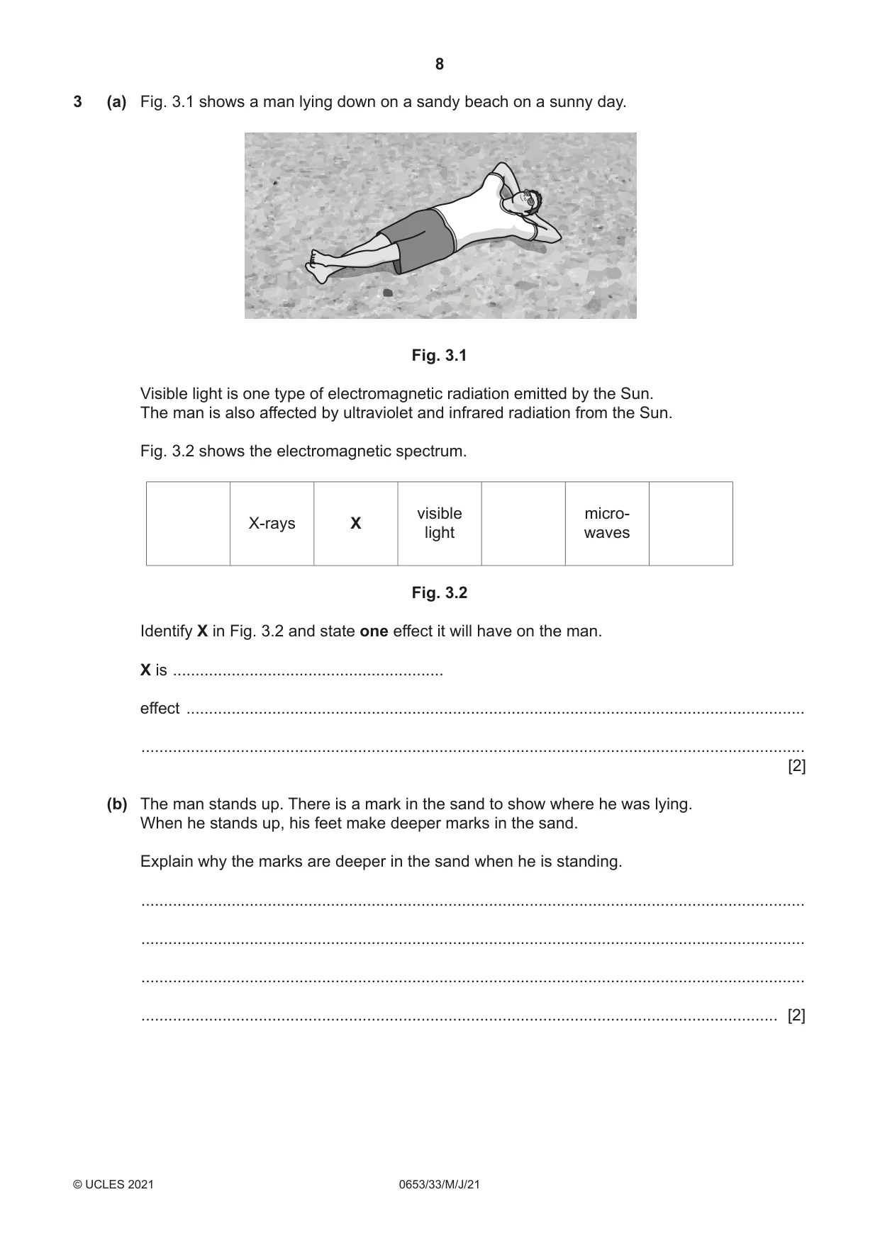 Cambridge IGCSE Science - Combined 0653 2021 May/June Paper 3 · Variant 3 question paper, page 8 of 24
