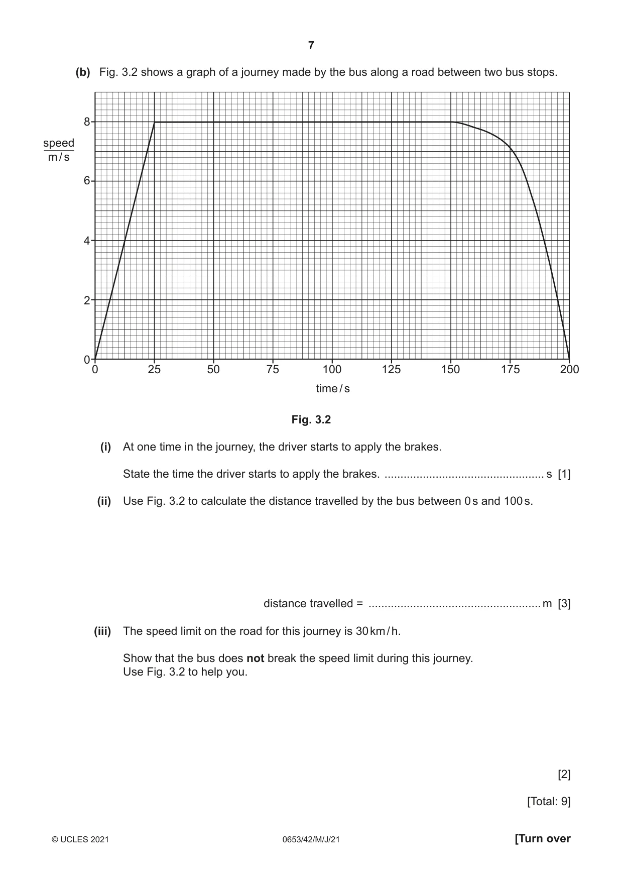 Cambridge IGCSE Science - Combined 0653 2021 May/June Paper 4 · Variant 2 question paper, page 7 of 20