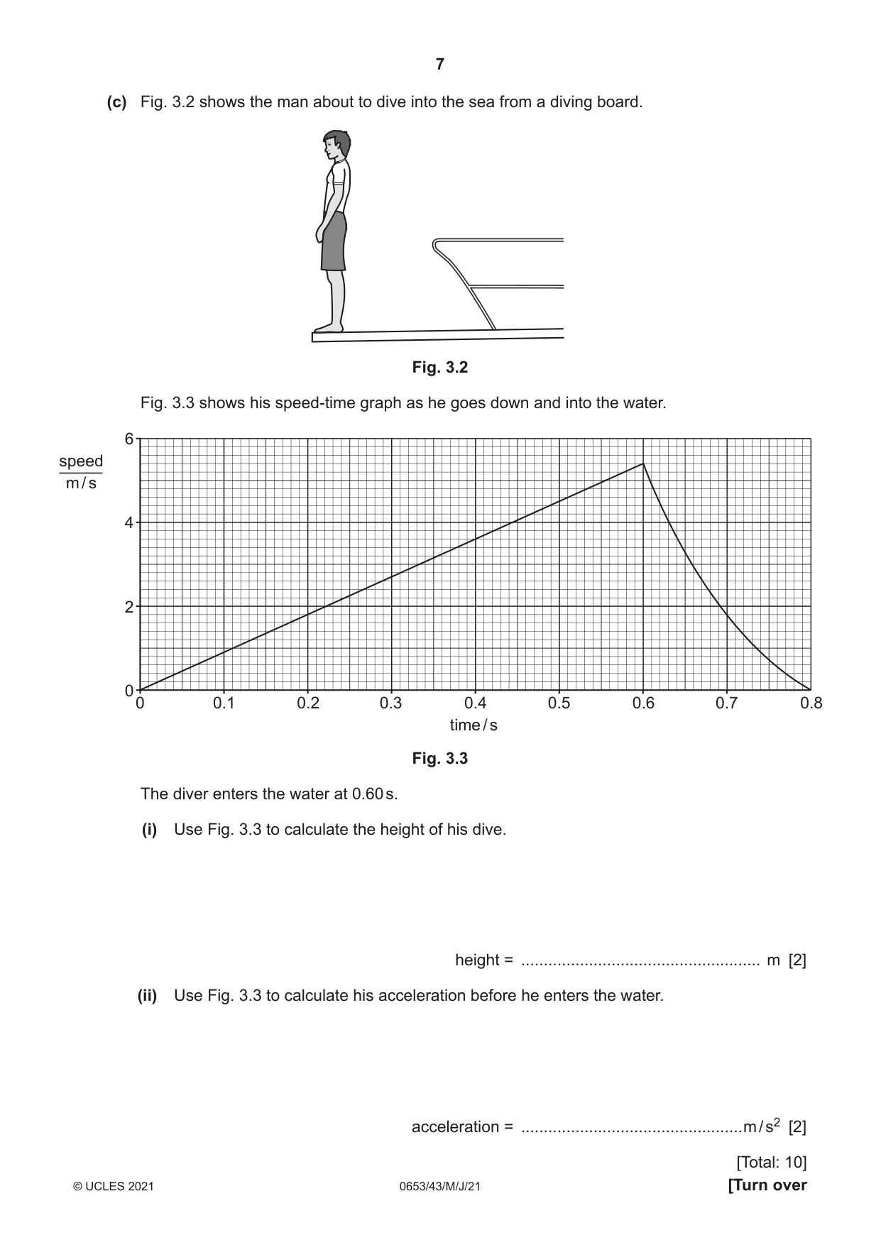 Cambridge IGCSE Science - Combined 0653 2021 May/June Paper 4 · Variant 3 question paper, page 7 of 20