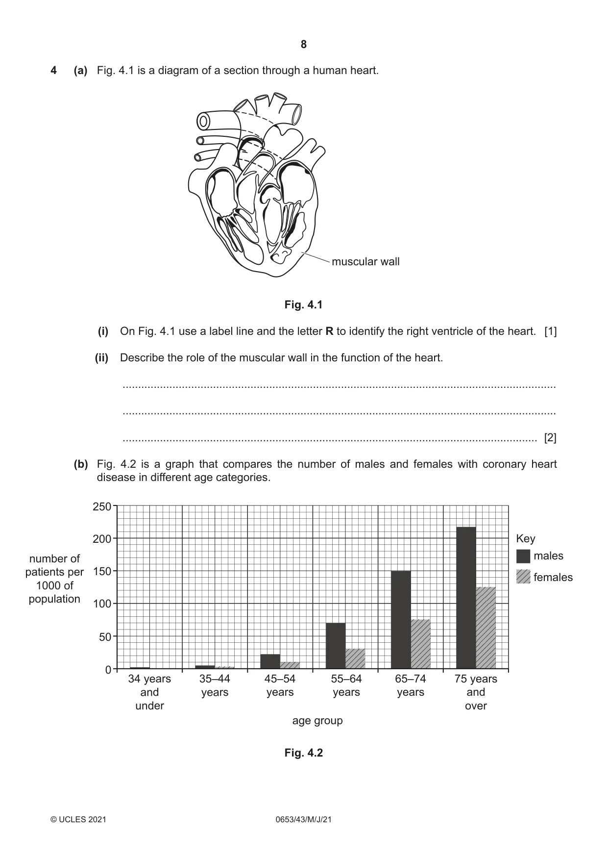 Cambridge IGCSE Science - Combined 0653 2021 May/June Paper 4 · Variant 3 question paper, page 8 of 20