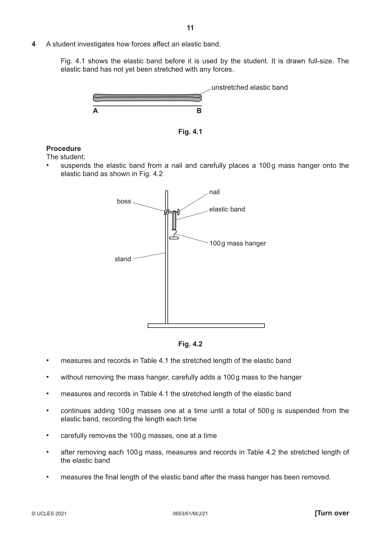 Cambridge IGCSE Science - Combined 0653 2021 May/June Paper 6 · Variant 1 question paper, page 11 of 16