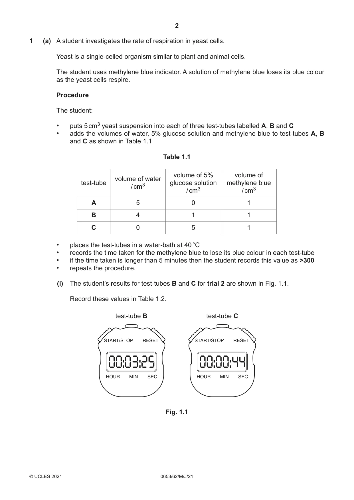 Cambridge IGCSE Science - Combined 0653 2021 May/June Paper 6 · Variant 2 question paper, page 2 of 16