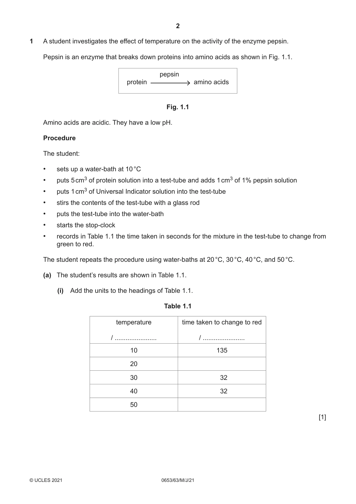 Cambridge IGCSE Science - Combined 0653 2021 May/June Paper 6 · Variant 3 question paper, page 2 of 16