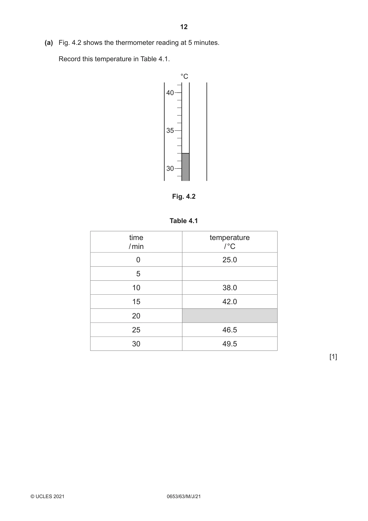 Cambridge IGCSE Science - Combined 0653 2021 May/June Paper 6 · Variant 3 question paper, page 12 of 16