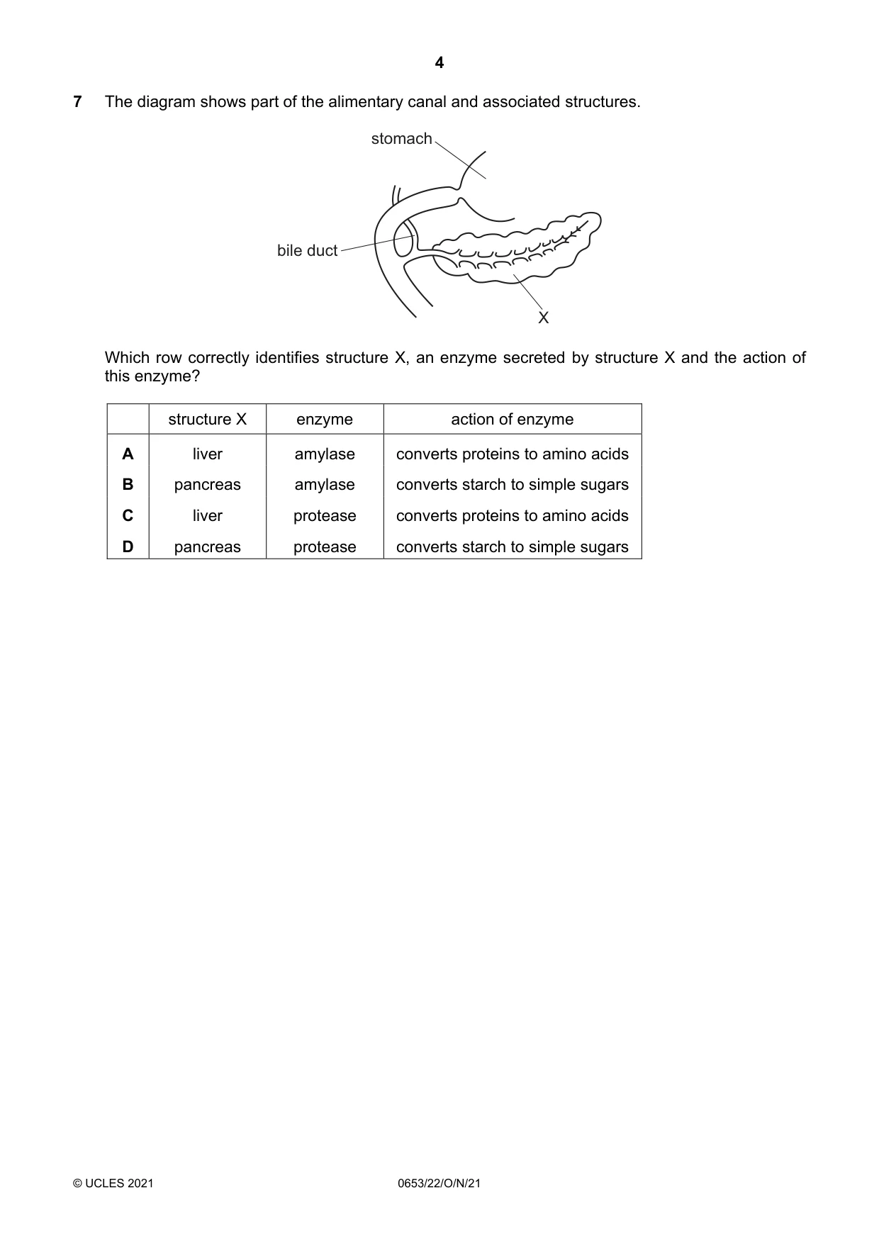 Cambridge IGCSE Science - Combined 0653 2021 Oct/Nov Paper 2 · Variant 2 question paper, page 4 of 16