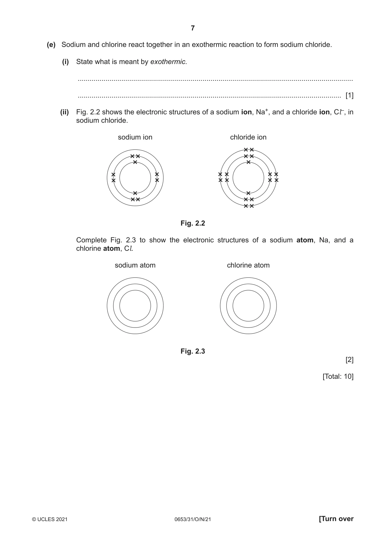 Cambridge IGCSE Science - Combined 0653 2021 Oct/Nov Paper 3 · Variant 1 question paper, page 7 of 24