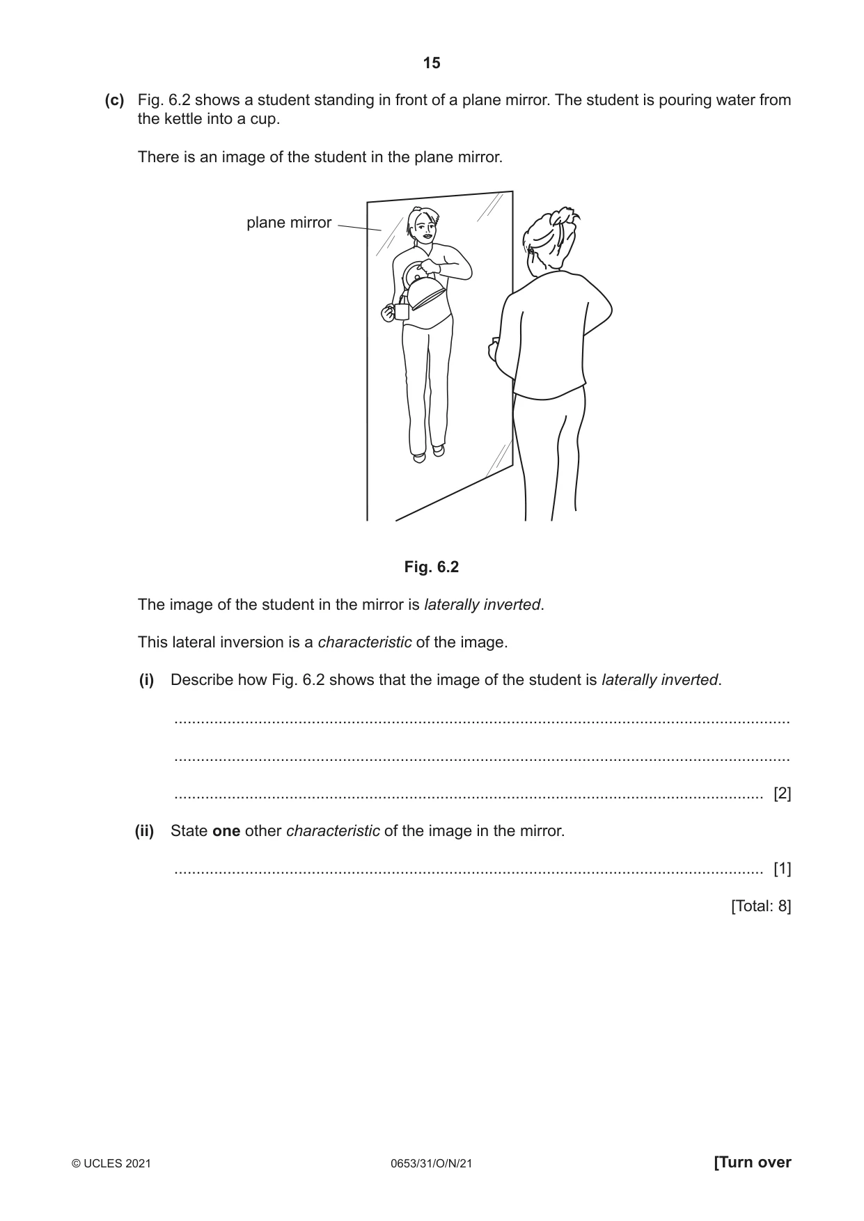 Cambridge IGCSE Science - Combined 0653 2021 Oct/Nov Paper 3 · Variant 1 question paper, page 15 of 24