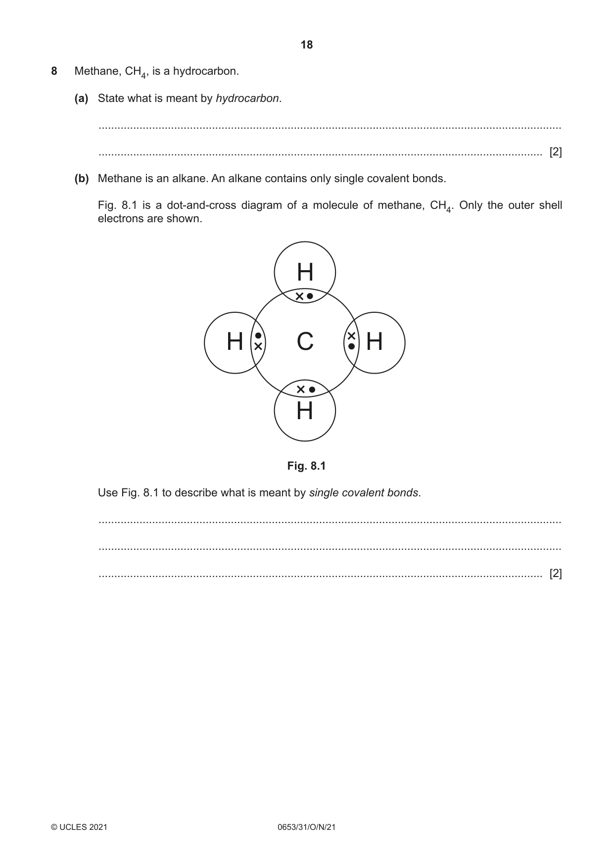 Cambridge IGCSE Science - Combined 0653 2021 Oct/Nov Paper 3 · Variant 1 question paper, page 18 of 24