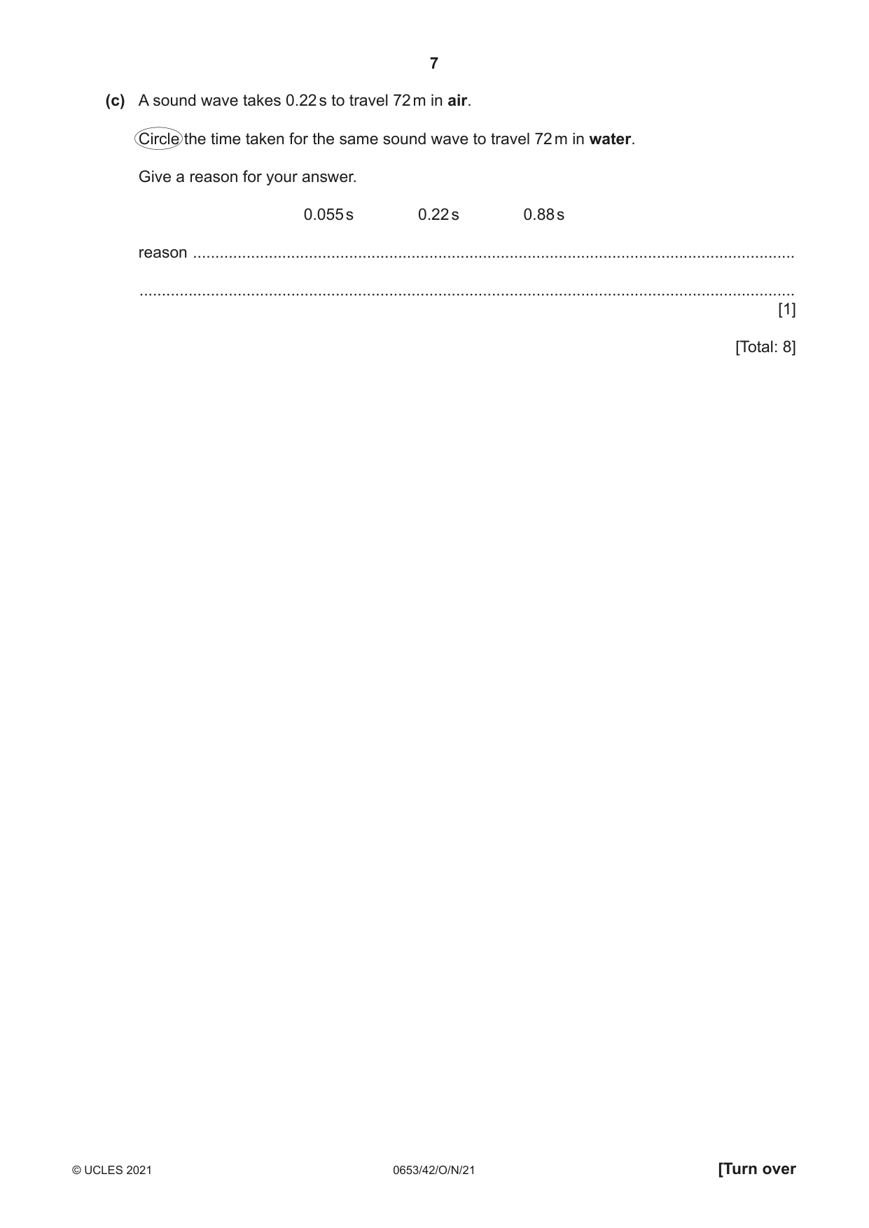 Cambridge IGCSE Science - Combined 0653 2021 Oct/Nov Paper 4 · Variant 2 question paper, page 7 of 24