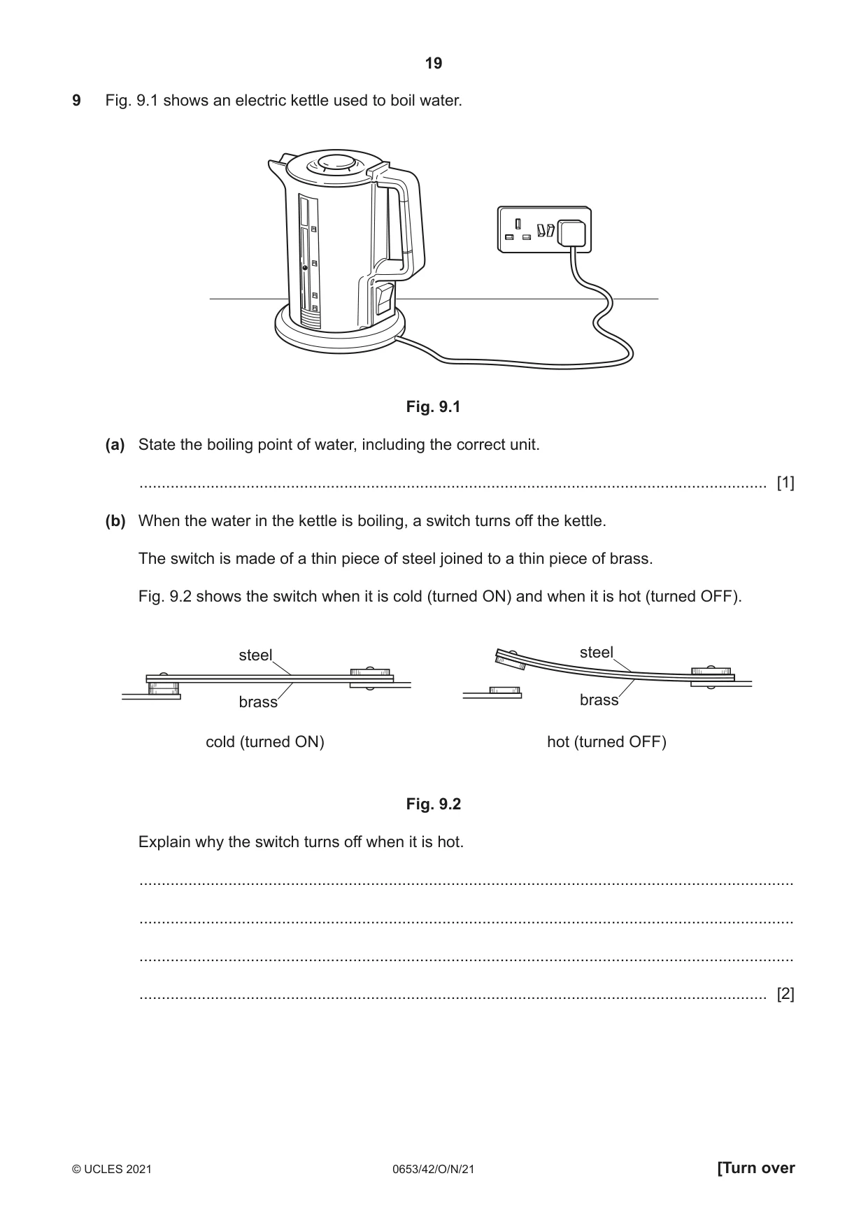 Cambridge IGCSE Science - Combined 0653 2021 Oct/Nov Paper 4 · Variant 2 question paper, page 19 of 24