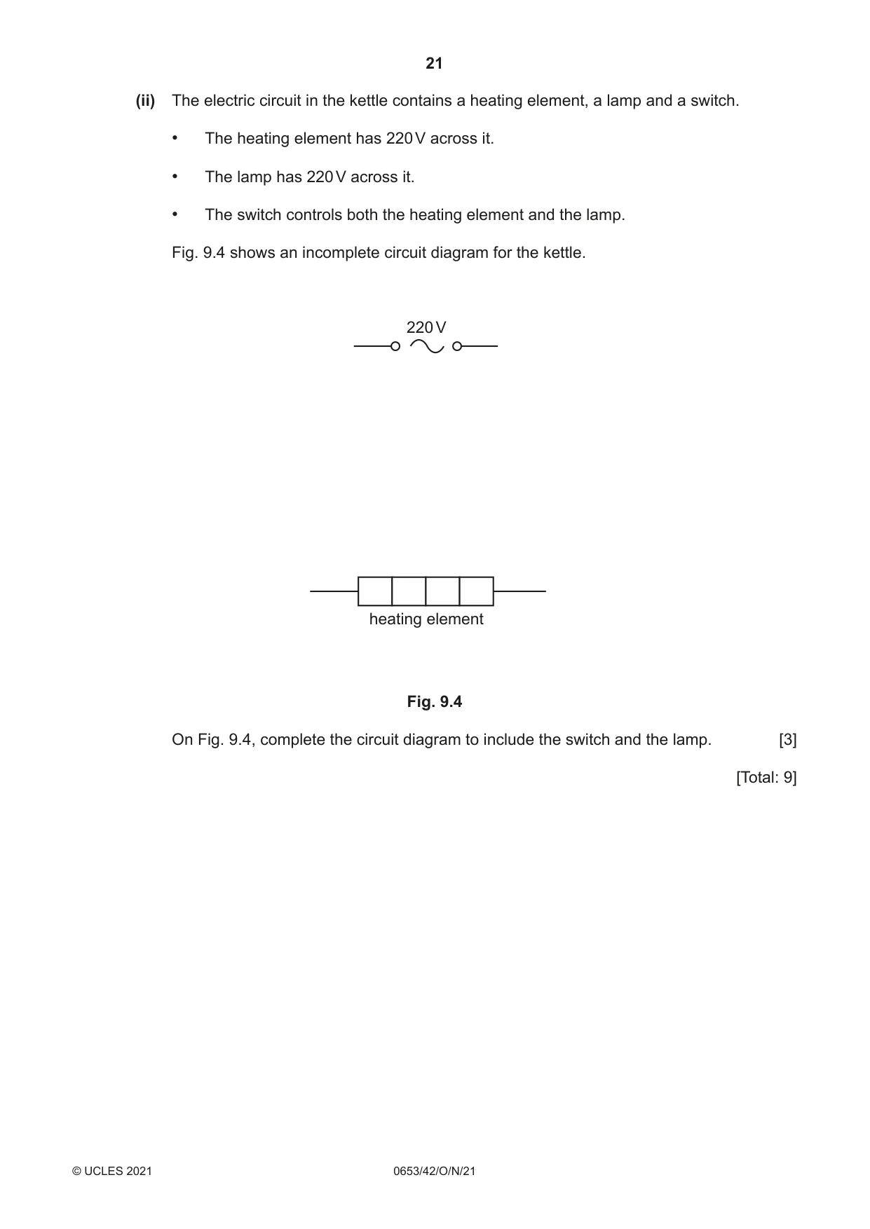 Cambridge IGCSE Science - Combined 0653 2021 Oct/Nov Paper 4 · Variant 2 question paper, page 21 of 24