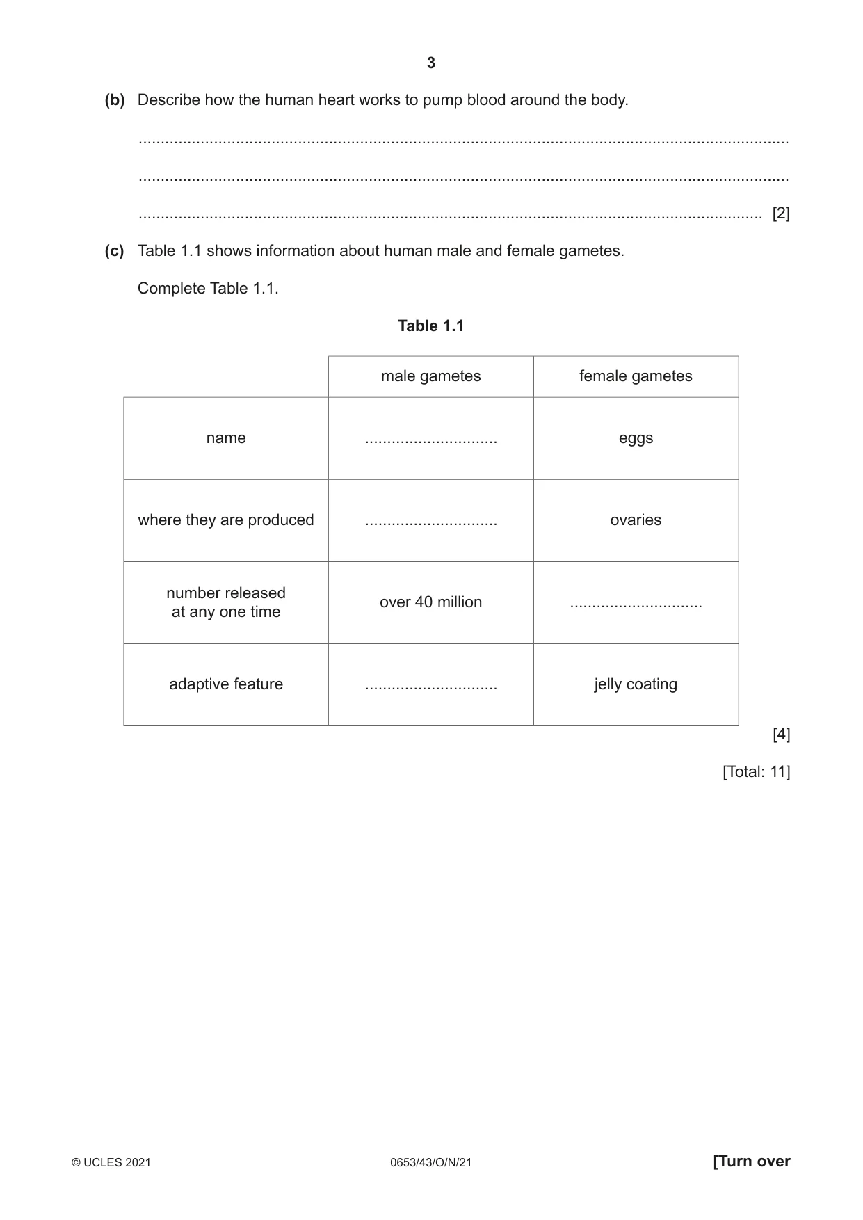 Cambridge IGCSE Science - Combined 0653 2021 Oct/Nov Paper 4 · Variant 3 question paper, page 3 of 24