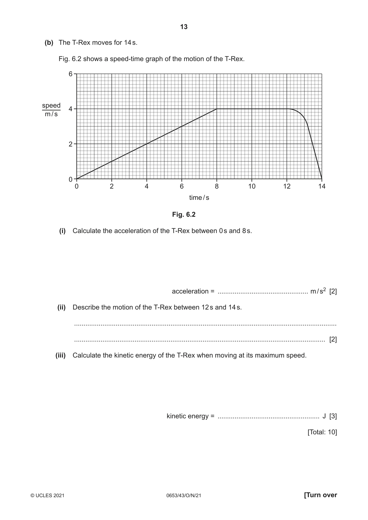 Cambridge IGCSE Science - Combined 0653 2021 Oct/Nov Paper 4 · Variant 3 question paper, page 13 of 24