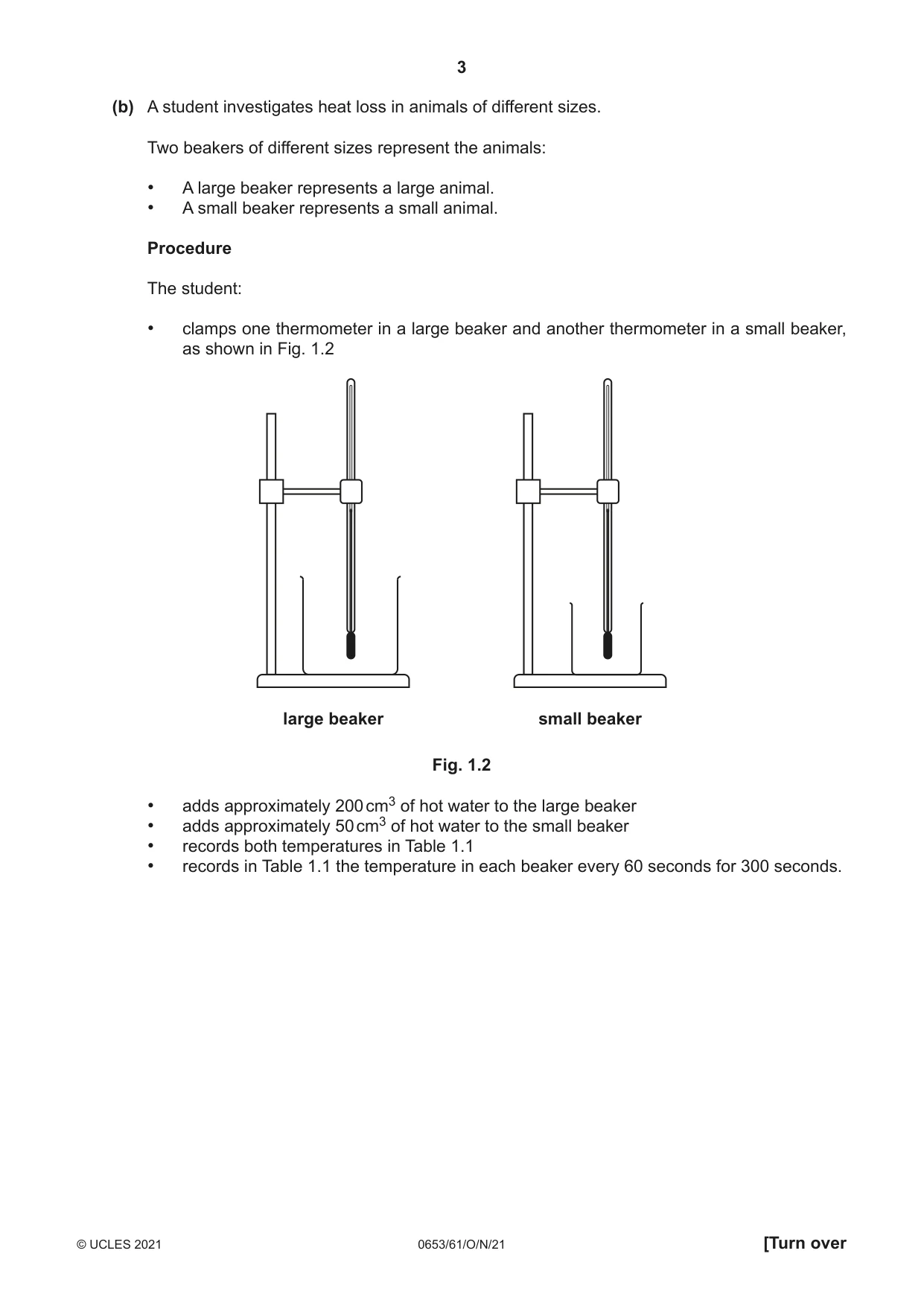 Cambridge IGCSE Science - Combined 0653 2021 Oct/Nov Paper 6 · Variant 1 question paper, page 3 of 20