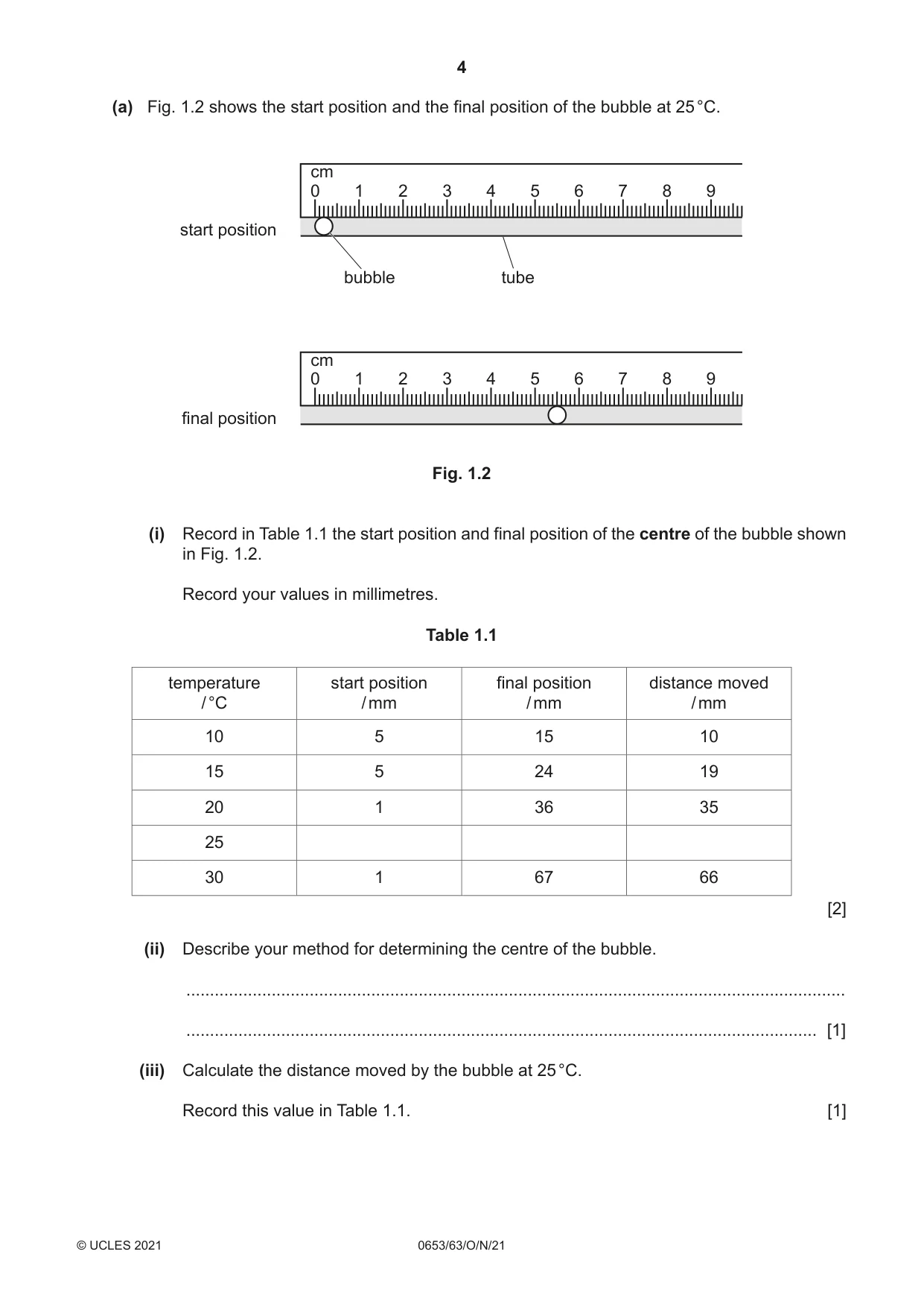 Cambridge IGCSE Science - Combined 0653 2021 Oct/Nov Paper 6 · Variant 3 question paper, page 4 of 16