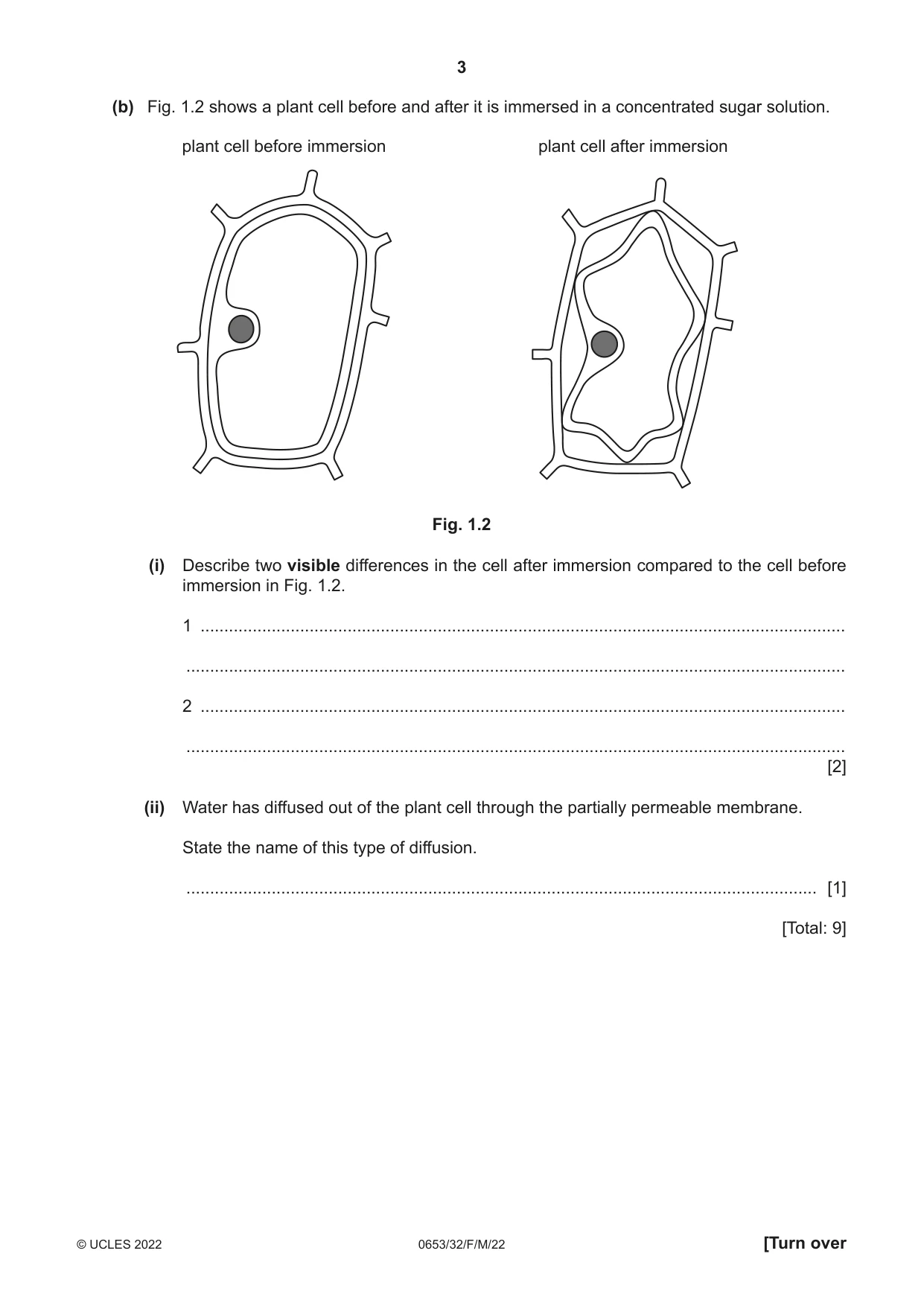 Cambridge IGCSE Science - Combined 0653 2022 Feb/March Paper 3 · Variant 2 question paper, page 3 of 24