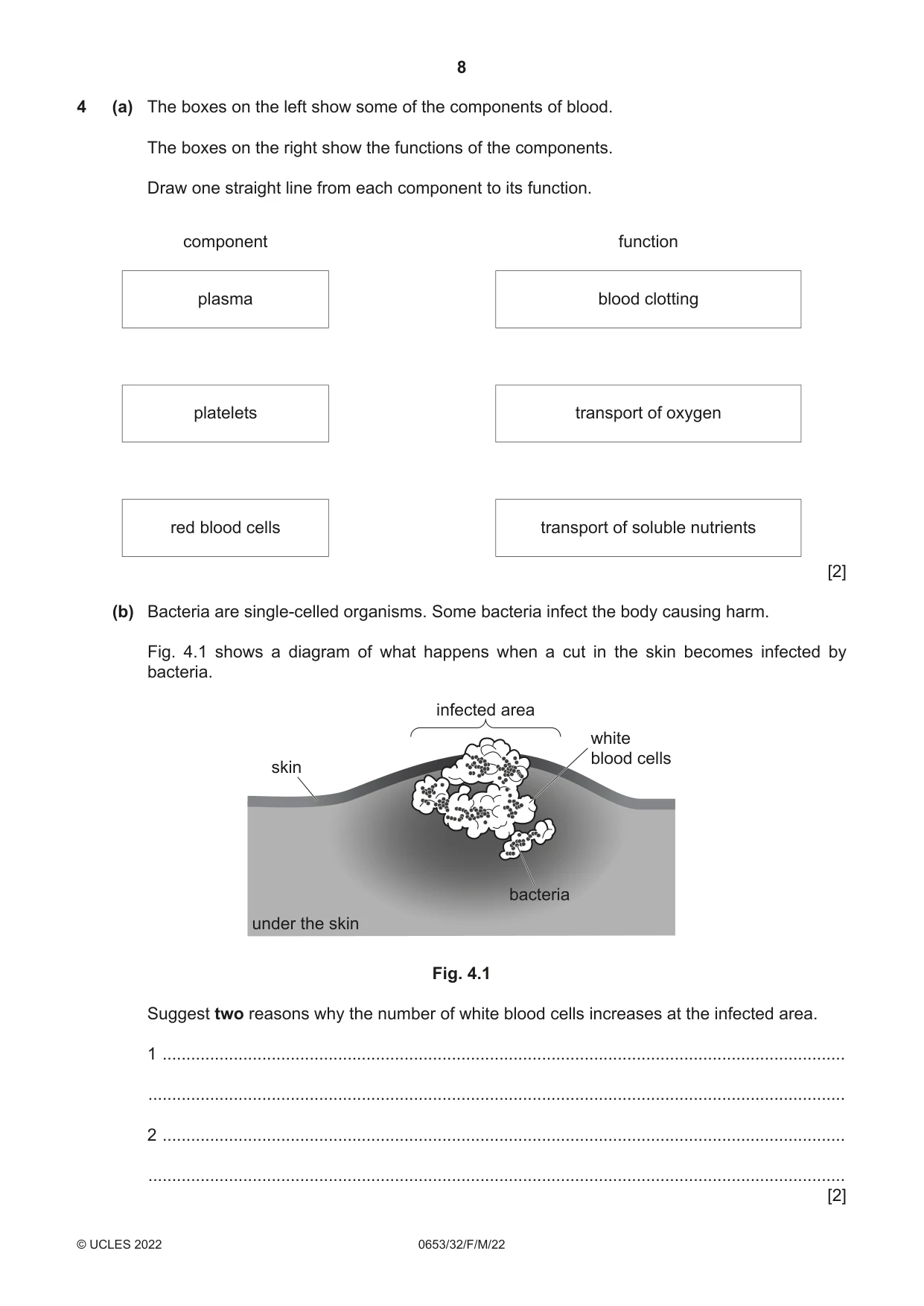 Cambridge IGCSE Science - Combined 0653 2022 Feb/March Paper 3 · Variant 2 question paper, page 8 of 24