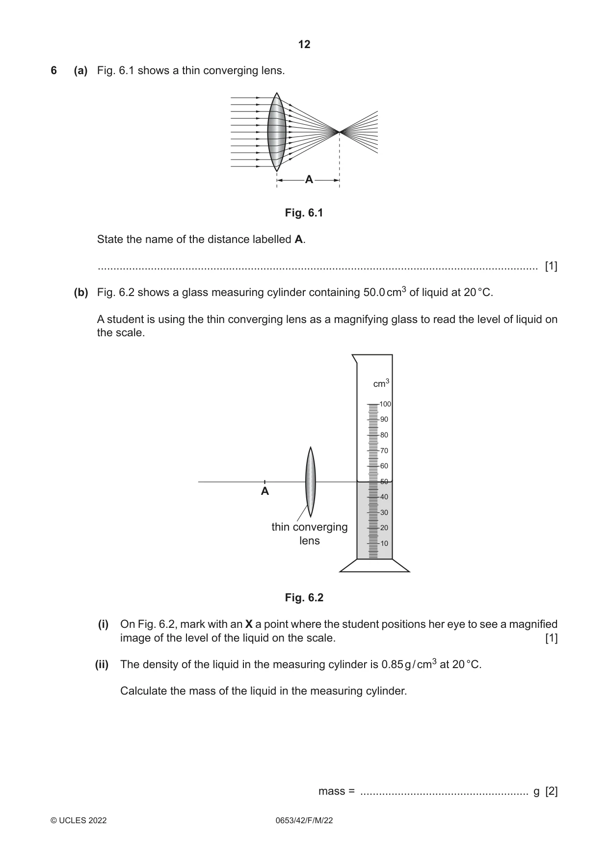Cambridge IGCSE Science - Combined 0653 2022 Feb/March Paper 4 · Variant 2 question paper, page 12 of 24