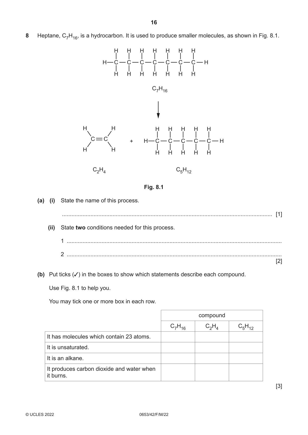 Cambridge IGCSE Science - Combined 0653 2022 Feb/March Paper 4 · Variant 2 question paper, page 16 of 24