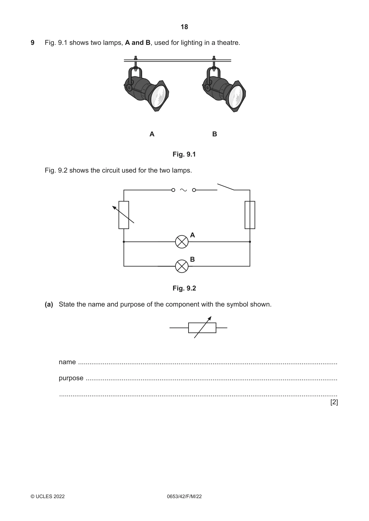 Cambridge IGCSE Science - Combined 0653 2022 Feb/March Paper 4 · Variant 2 question paper, page 18 of 24