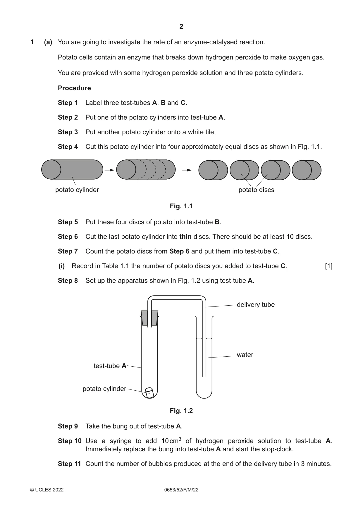 Cambridge IGCSE Science - Combined 0653 2022 Feb/March Paper 5 · Variant 2 question paper, page 2 of 16
