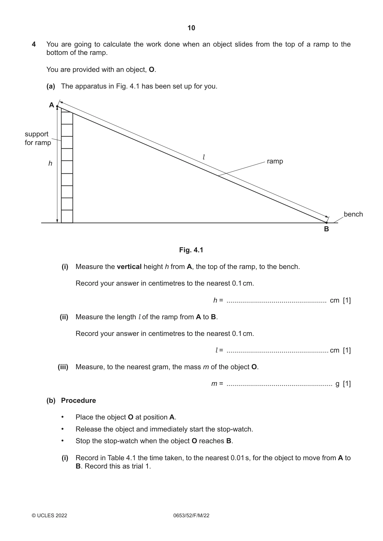 Cambridge IGCSE Science - Combined 0653 2022 Feb/March Paper 5 · Variant 2 question paper, page 10 of 16