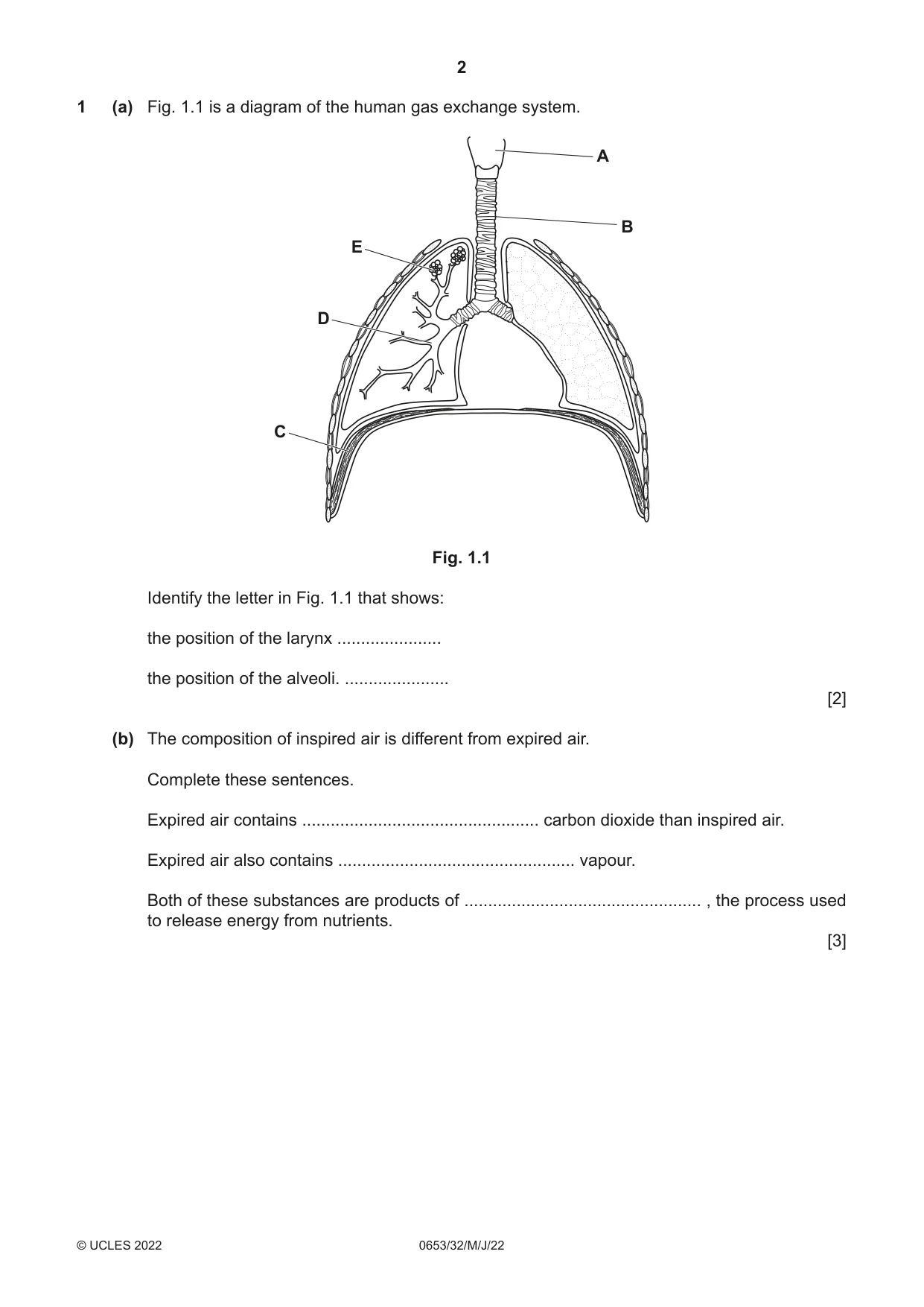 Cambridge IGCSE Science - Combined 0653 2022 May/June Paper 3 · Variant 2 question paper, page 2 of 24