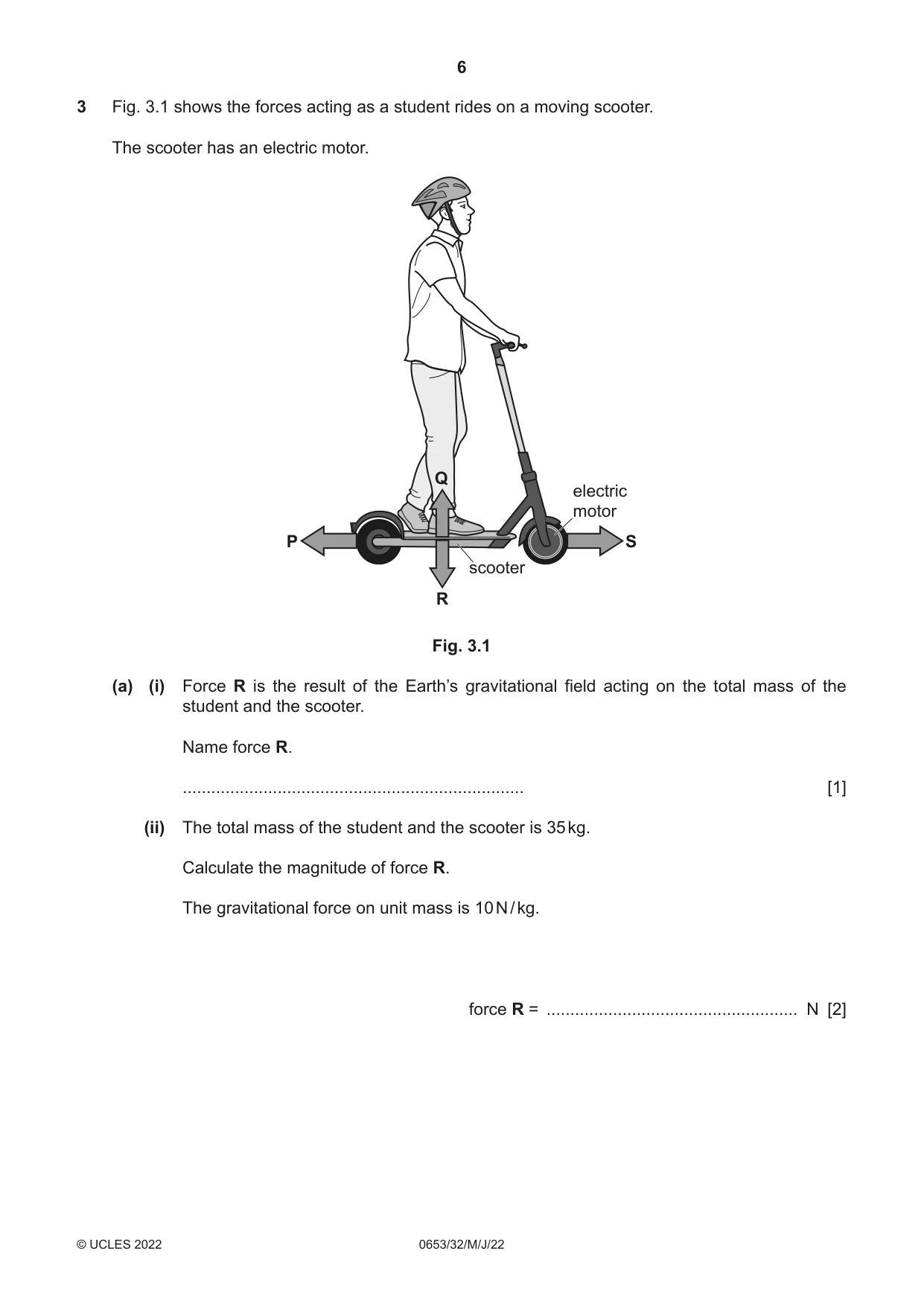 Cambridge IGCSE Science - Combined 0653 2022 May/June Paper 3 · Variant 2 question paper, page 6 of 24