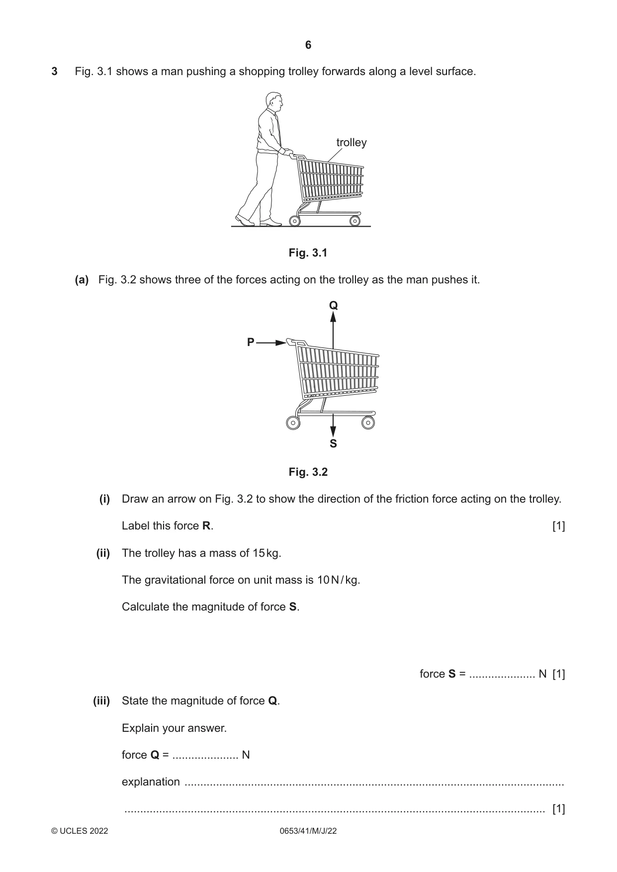 Cambridge IGCSE Science - Combined 0653 2022 May/June Paper 4 · Variant 1 question paper, page 6 of 20