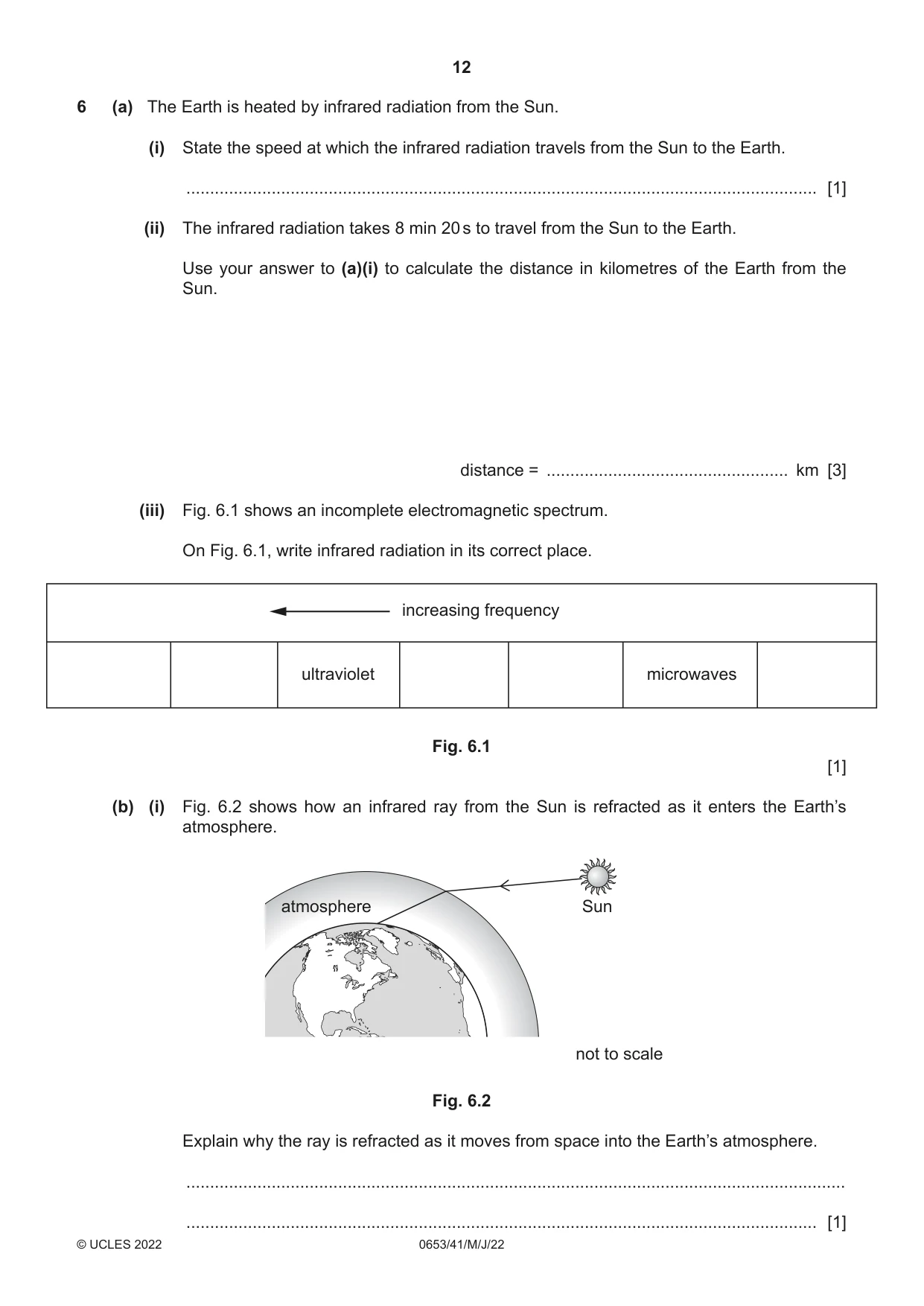 Cambridge IGCSE Science - Combined 0653 2022 May/June Paper 4 · Variant 1 question paper, page 12 of 20