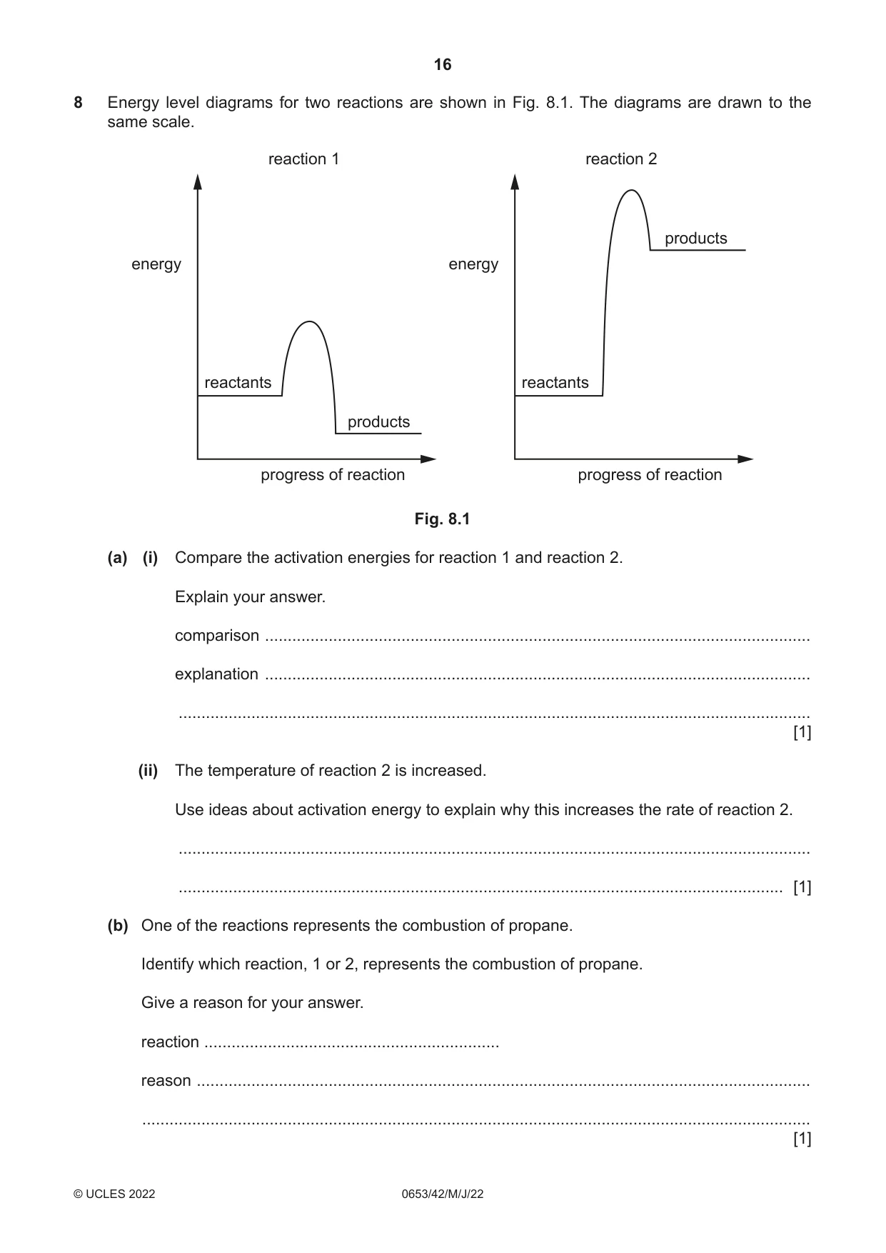 Cambridge IGCSE Science - Combined 0653 2022 May/June Paper 4 · Variant 2 question paper, page 16 of 20