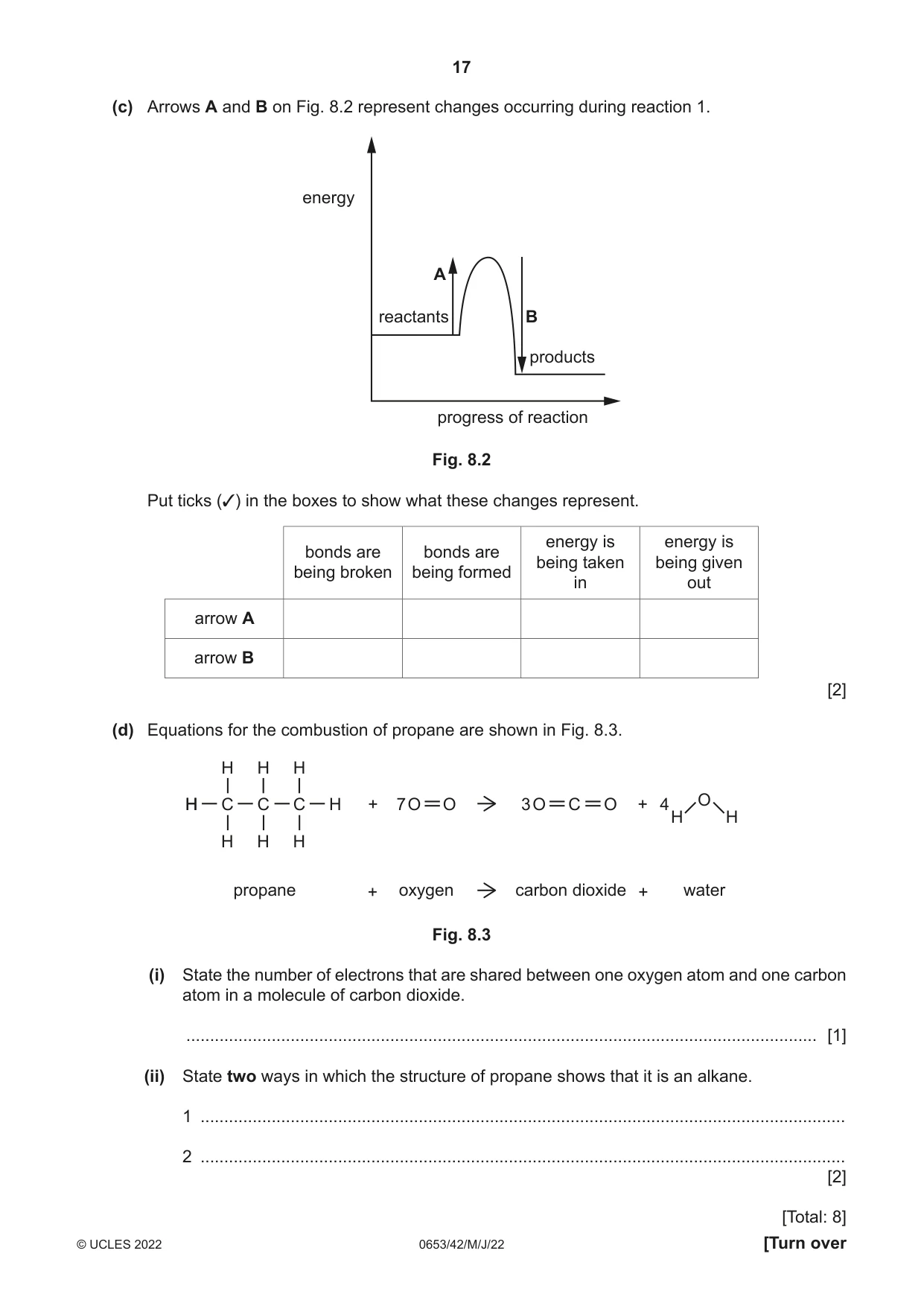 Cambridge IGCSE Science - Combined 0653 2022 May/June Paper 4 · Variant 2 question paper, page 17 of 20