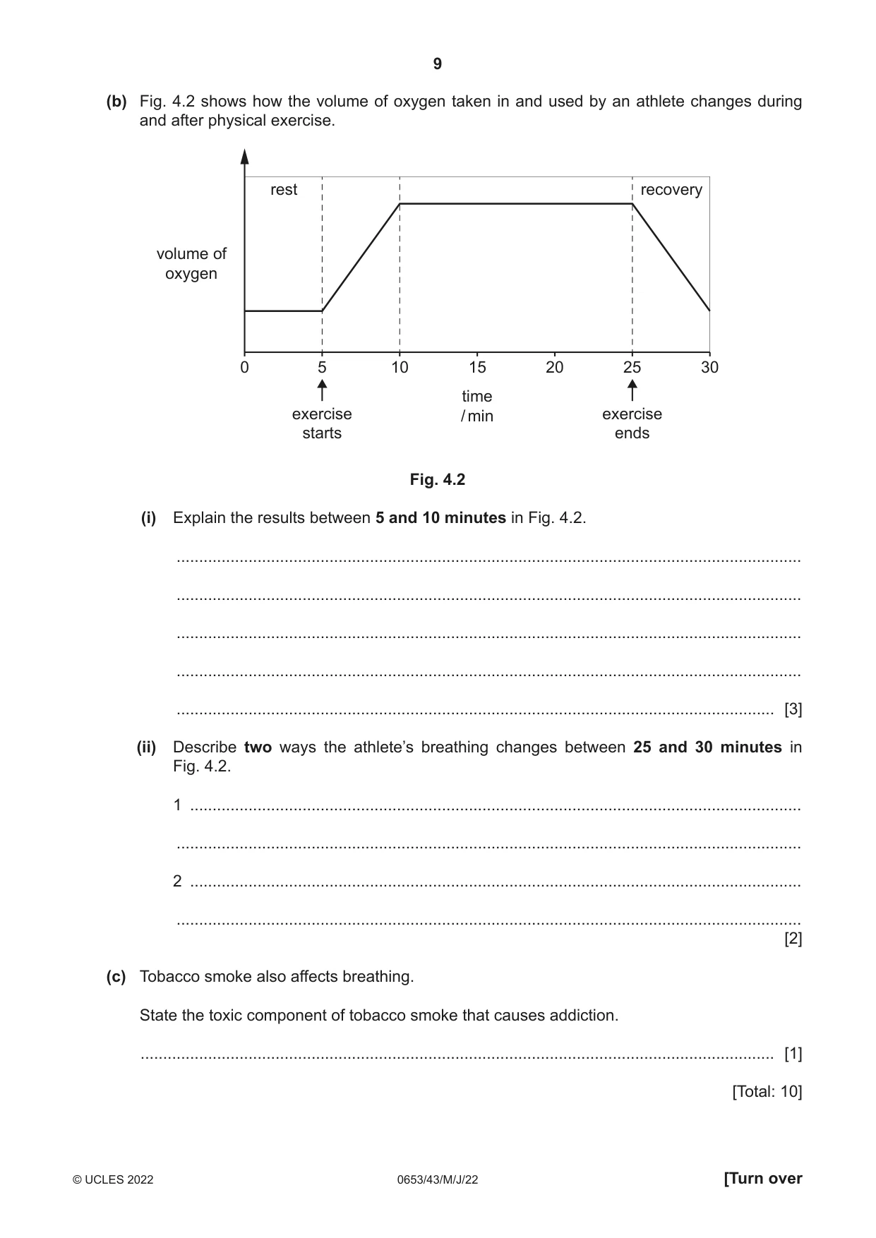 Cambridge IGCSE Science - Combined 0653 2022 May/June Paper 4 · Variant 3 question paper, page 9 of 24
