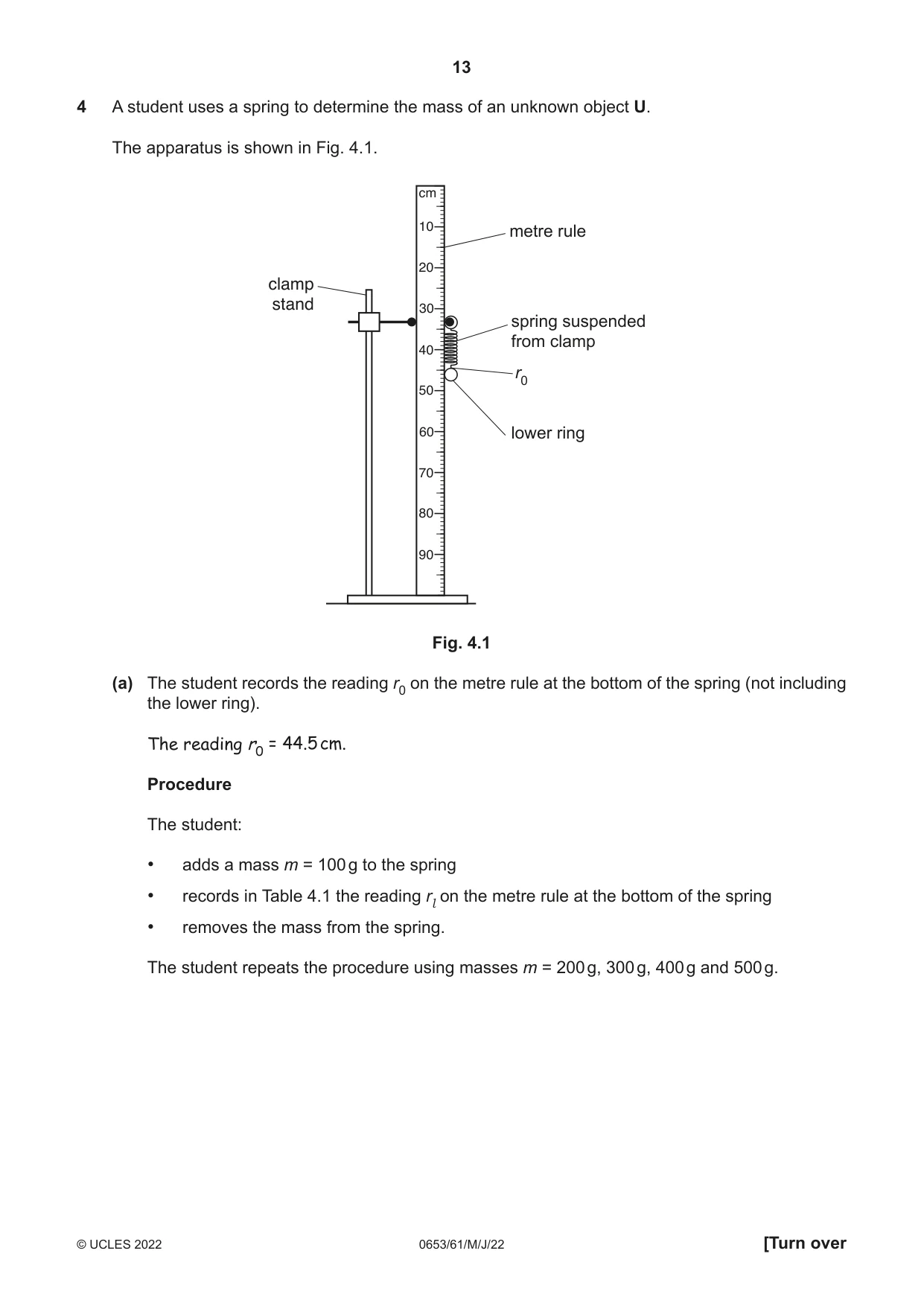 Cambridge IGCSE Science - Combined 0653 2022 May/June Paper 6 · Variant 1 question paper, page 13 of 16