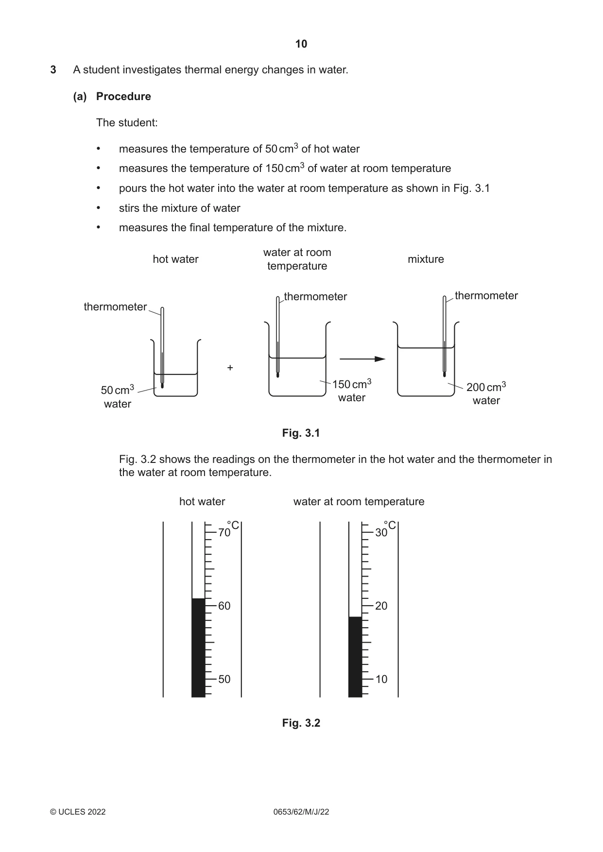 Cambridge IGCSE Science - Combined 0653 2022 May/June Paper 6 · Variant 2 question paper, page 10 of 16