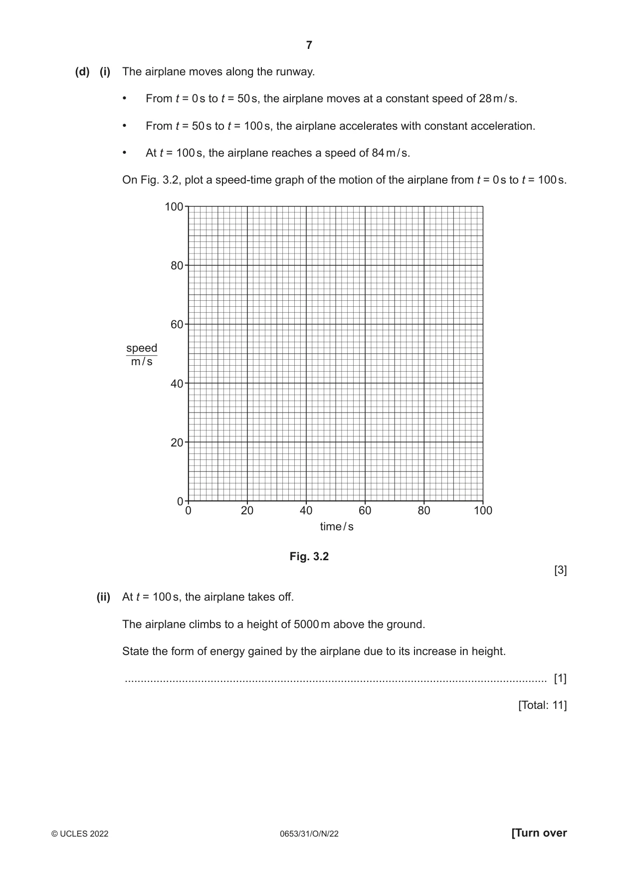 Cambridge IGCSE Science - Combined 0653 2022 Oct/Nov Paper 3 · Variant 1 question paper, page 7 of 24