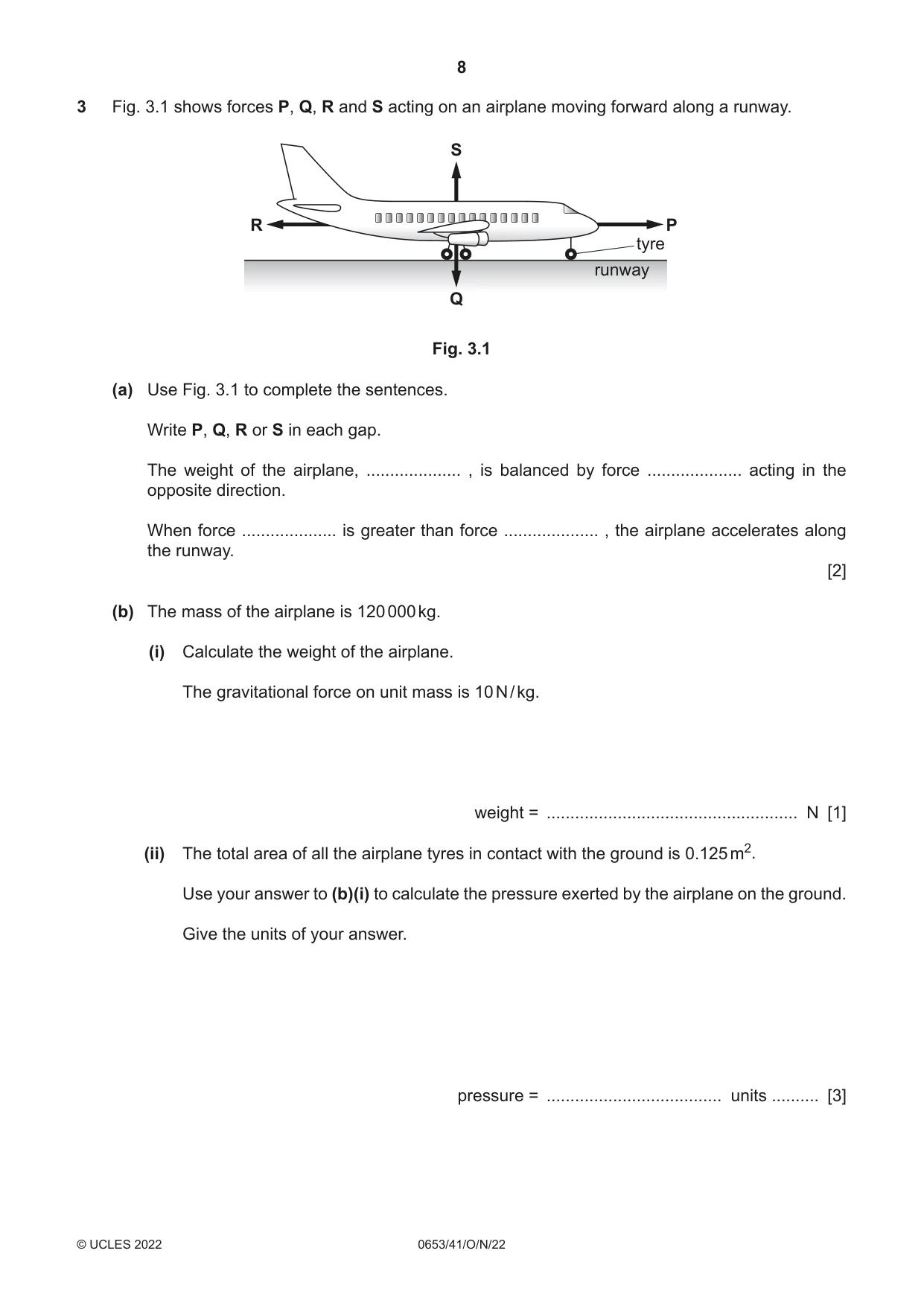 Cambridge IGCSE Science - Combined 0653 2022 Oct/Nov Paper 4 · Variant 1 question paper, page 8 of 24