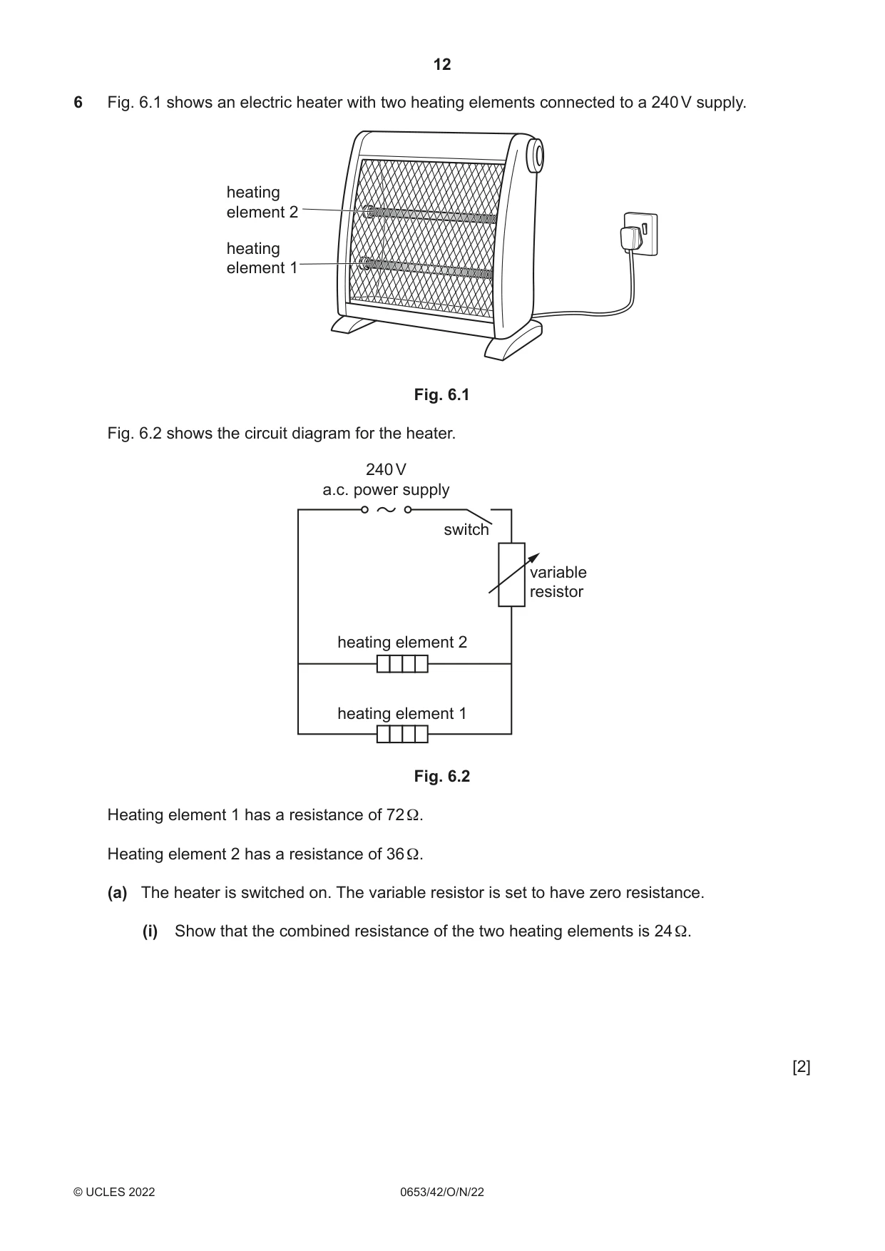 Cambridge IGCSE Science - Combined 0653 2022 Oct/Nov Paper 4 · Variant 2 question paper, page 12 of 20