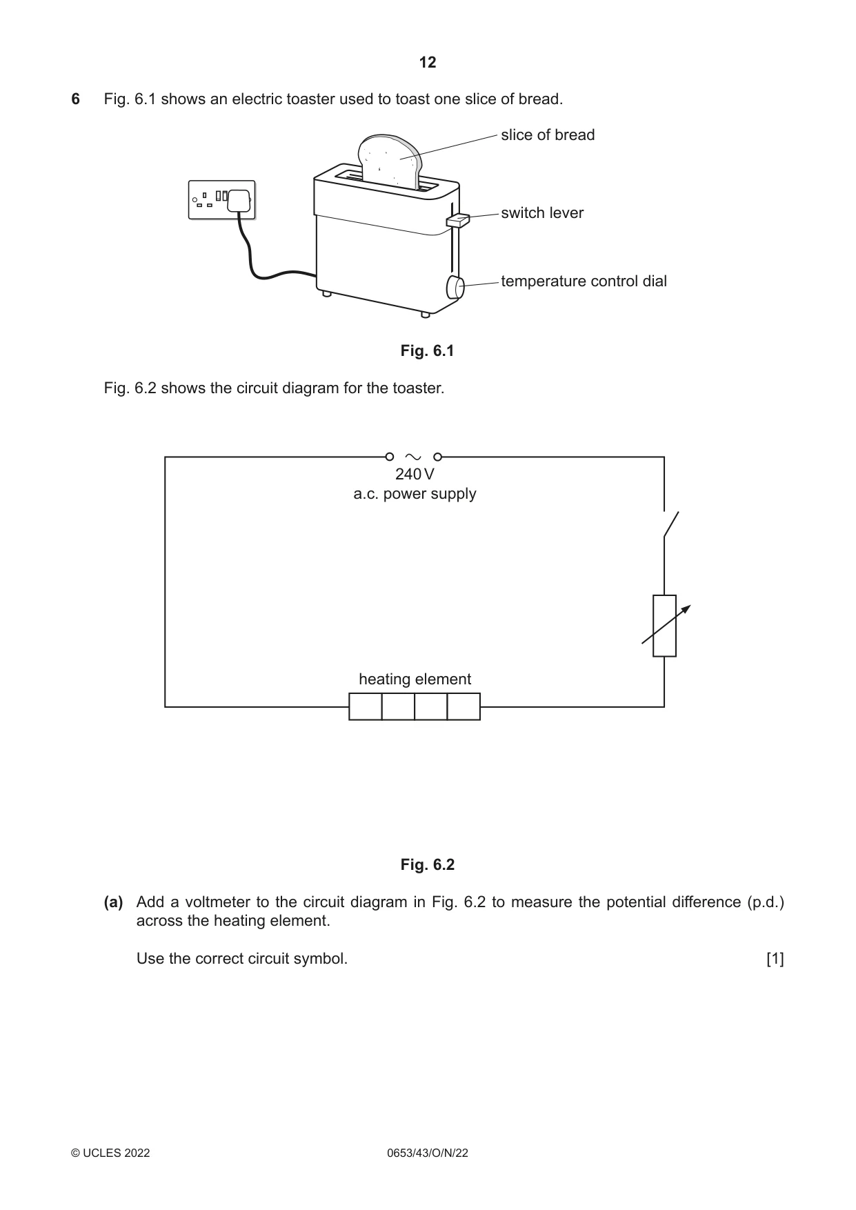 Cambridge IGCSE Science - Combined 0653 2022 Oct/Nov Paper 4 · Variant 3 question paper, page 12 of 20