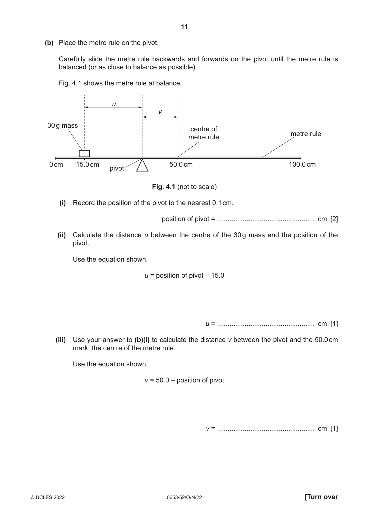Cambridge IGCSE Science - Combined 0653 2022 Oct/Nov Paper 5 · Variant 2 question paper, page 11 of 16