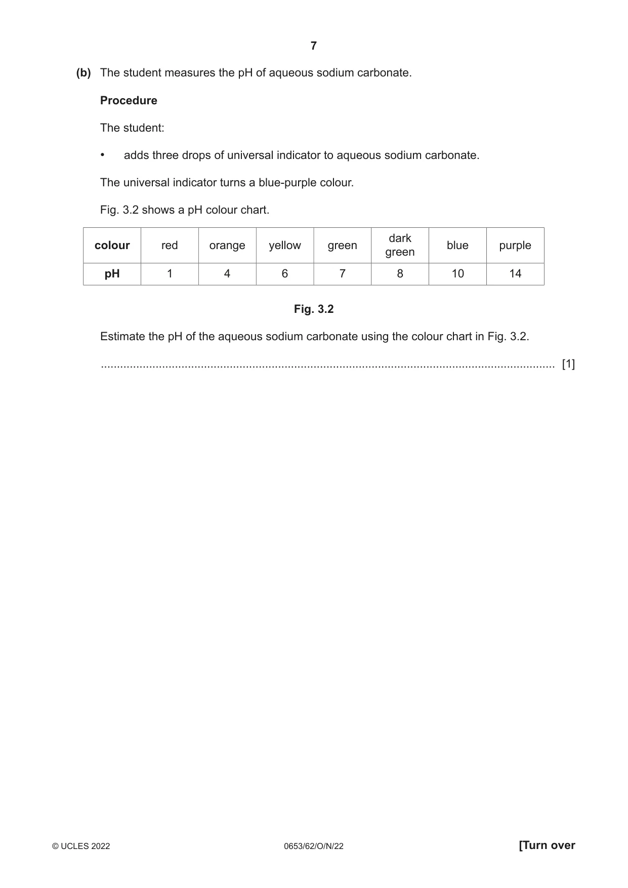 Cambridge IGCSE Science - Combined 0653 2022 Oct/Nov Paper 6 · Variant 2 question paper, page 7 of 16