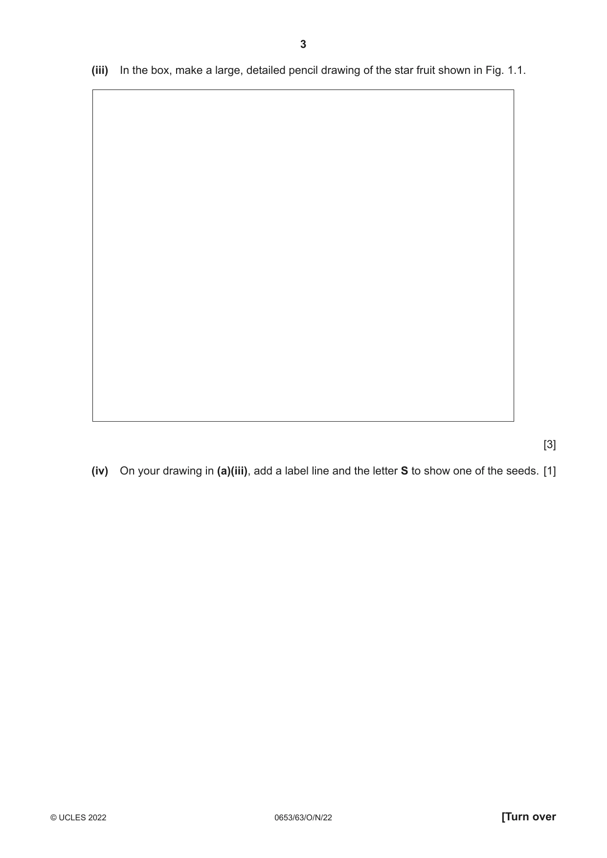 Cambridge IGCSE Science - Combined 0653 2022 Oct/Nov Paper 6 · Variant 3 question paper, page 3 of 16